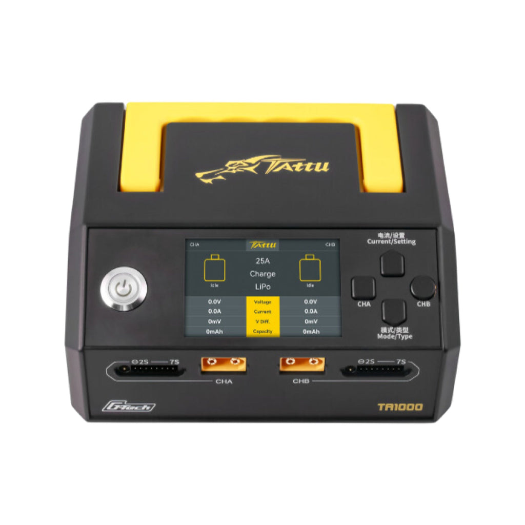 【Tattu 格氏】TA1000 G-Tech 雙通道智慧充電器｜1–7S・1000W