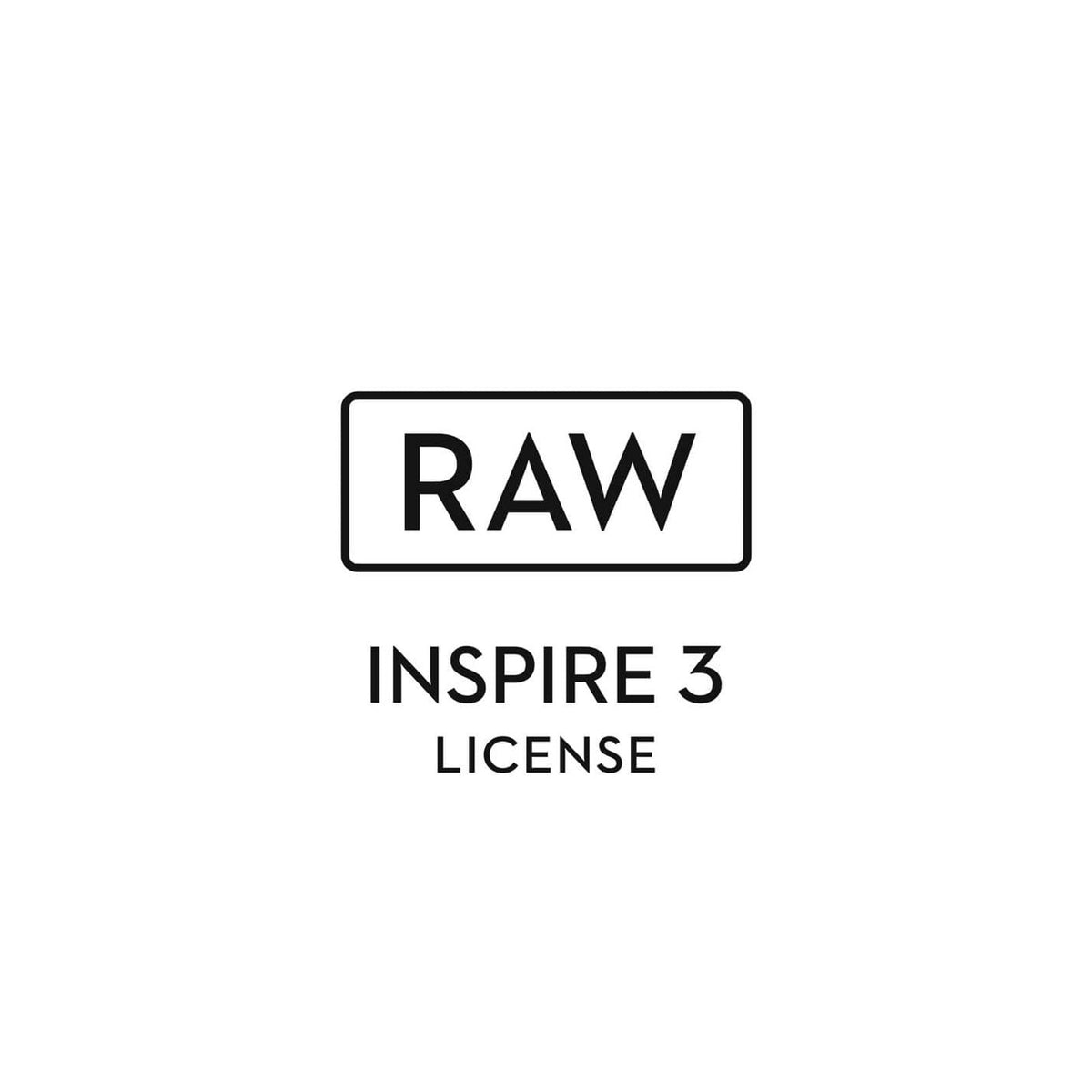 DJI Inspire 3 RAW 使用授權 白底正方形主圖