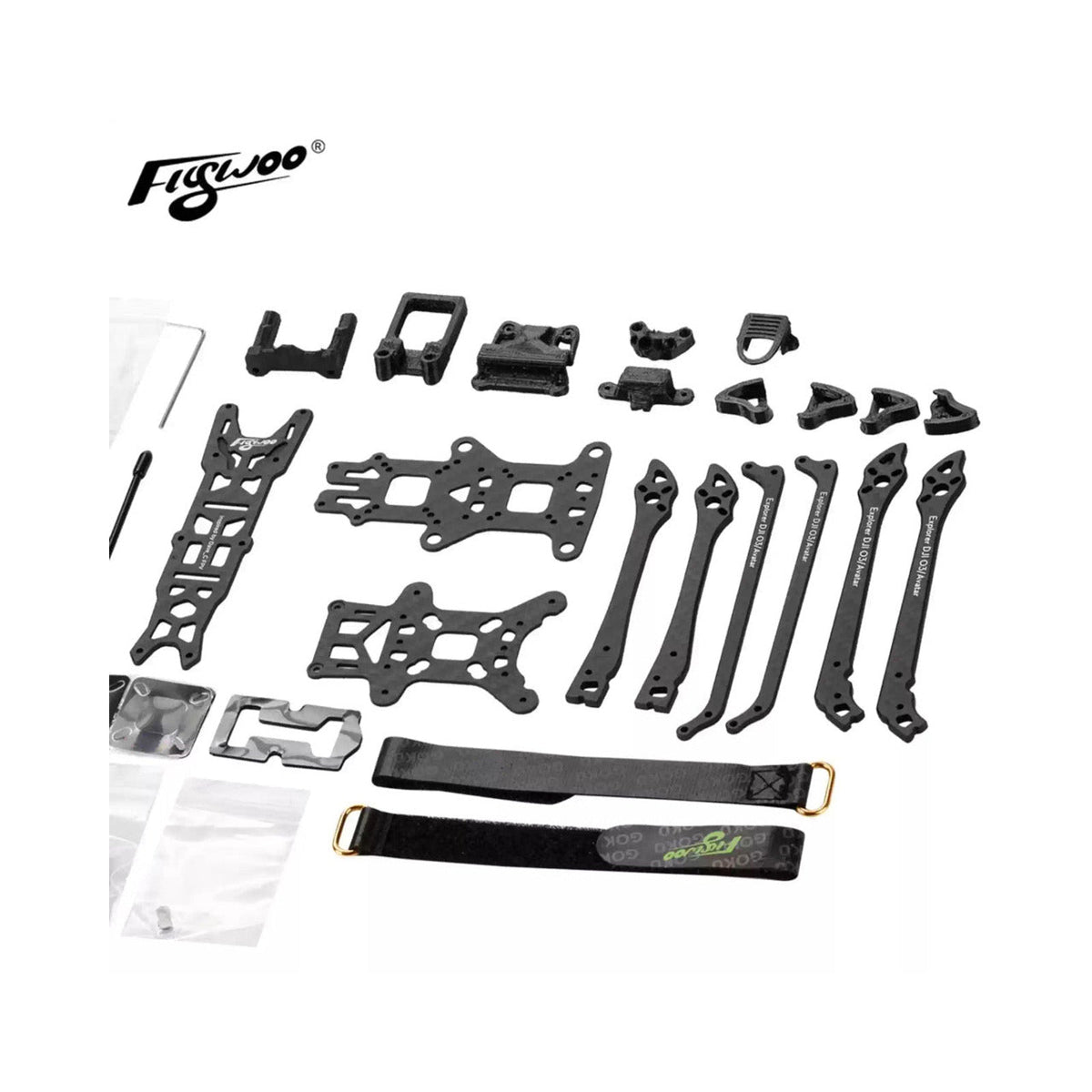 Flywoo 探索者 LR O3/O4/O4 PRO 機架零件合集