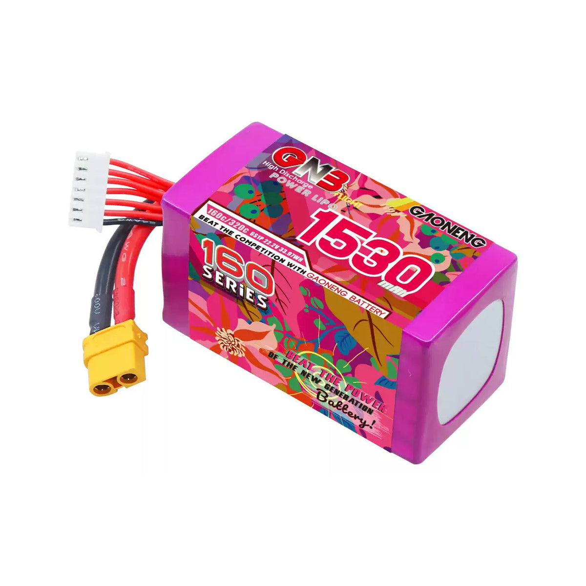【GNB高能】1530mAh 160C｜LiPo Battery XT60
