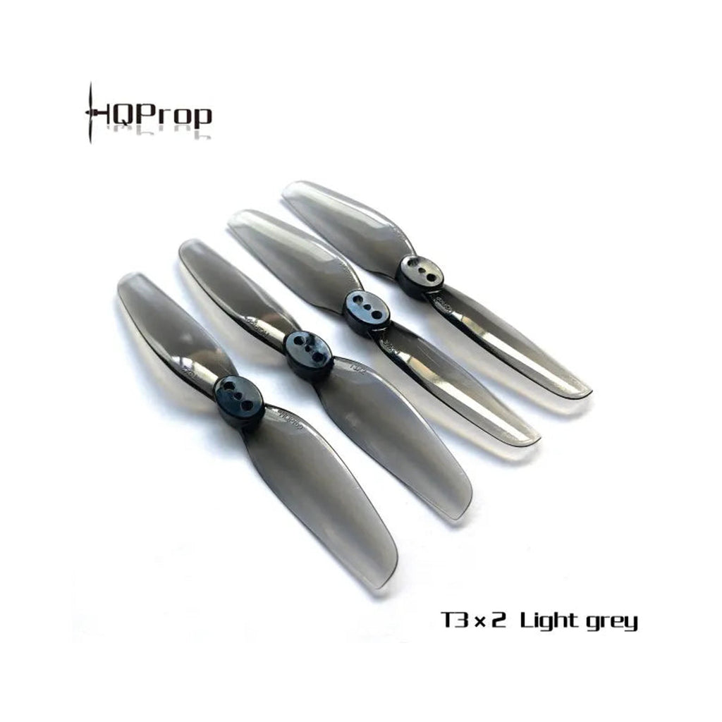 【HQProp】Durable T3×2 3 吋雙葉槳｜1.5mm・灰色・2 對