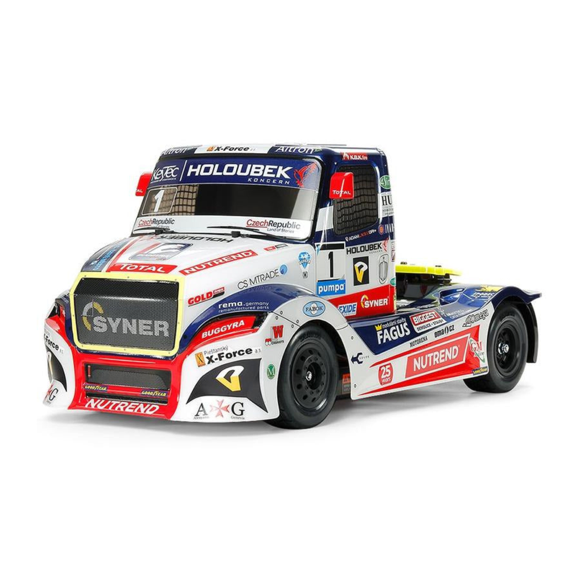 【田宮 TAMIYA】1/14 BUGGYRA FAT FOX 歐洲卡車大賽 遙控聯結車 (TT-01E 底盤) 經典重現