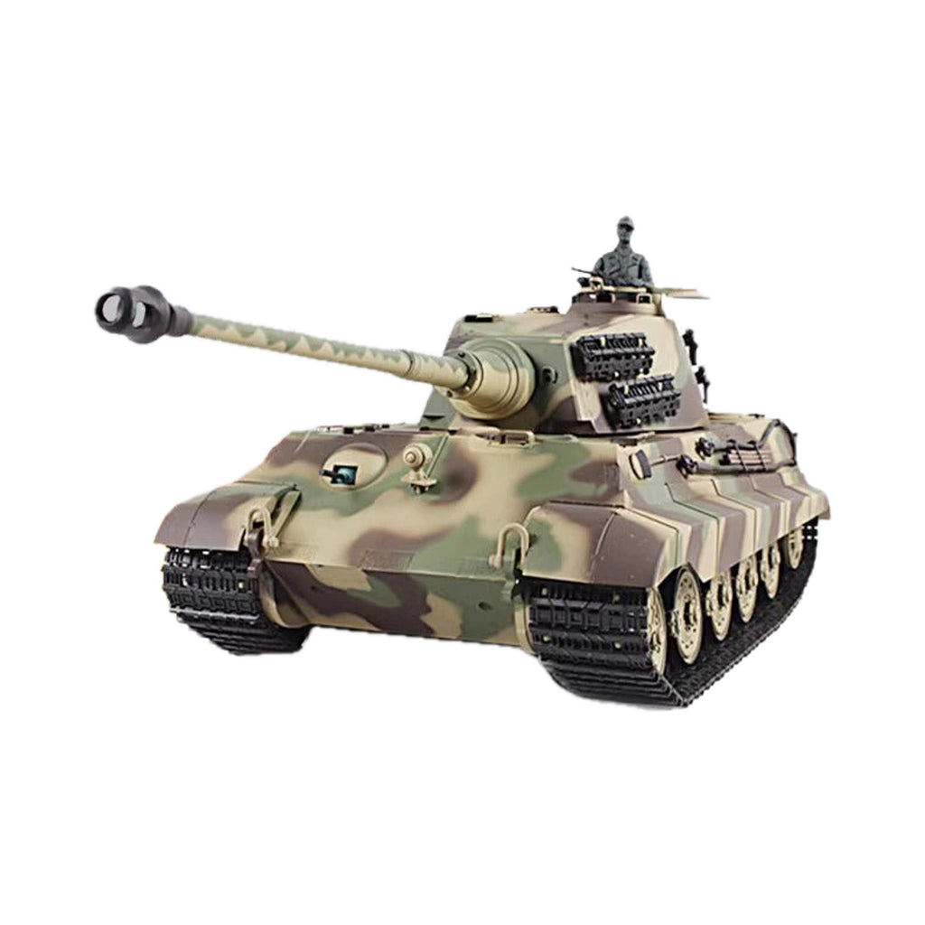 [酷飛] 恆龍遙控坦克金屬兒童玩具車專業電動充電履帶式越野軍事坦克模型虎王亨舍爾