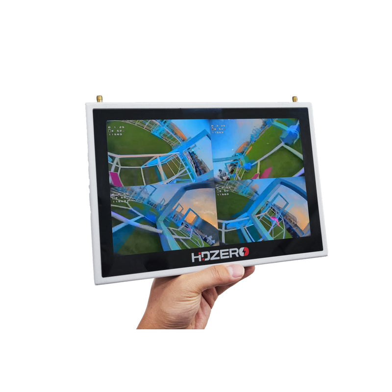 【HDZero】Quad Viewer 四畫面 FPV 賽事監看螢幕 白底正方形主圖