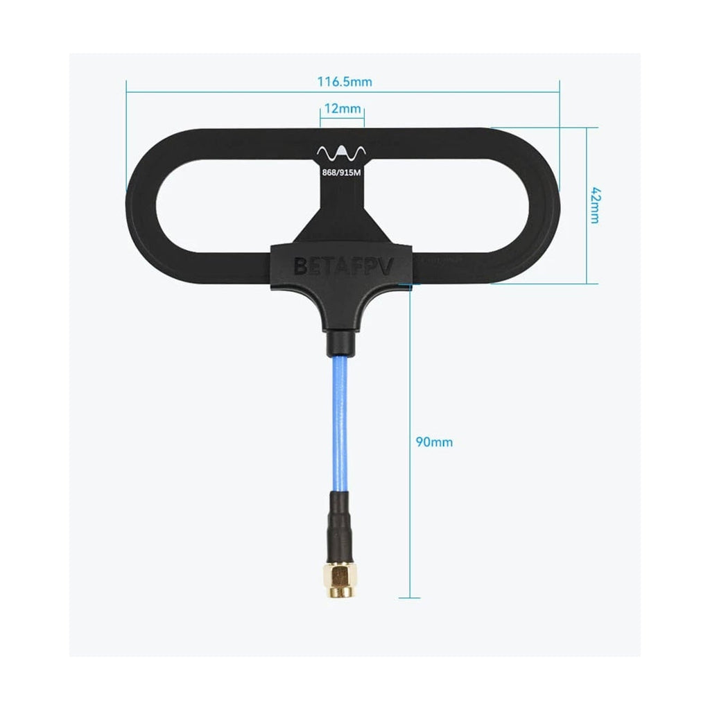 BETAFPV Loop全向天線高增益穿越機長距離高頻頭2.4/915/868GHz 白底正方形主圖