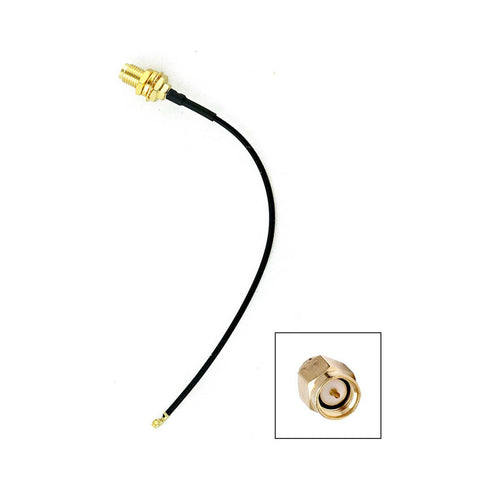 10cm U.FL to RP-SMA pigtail