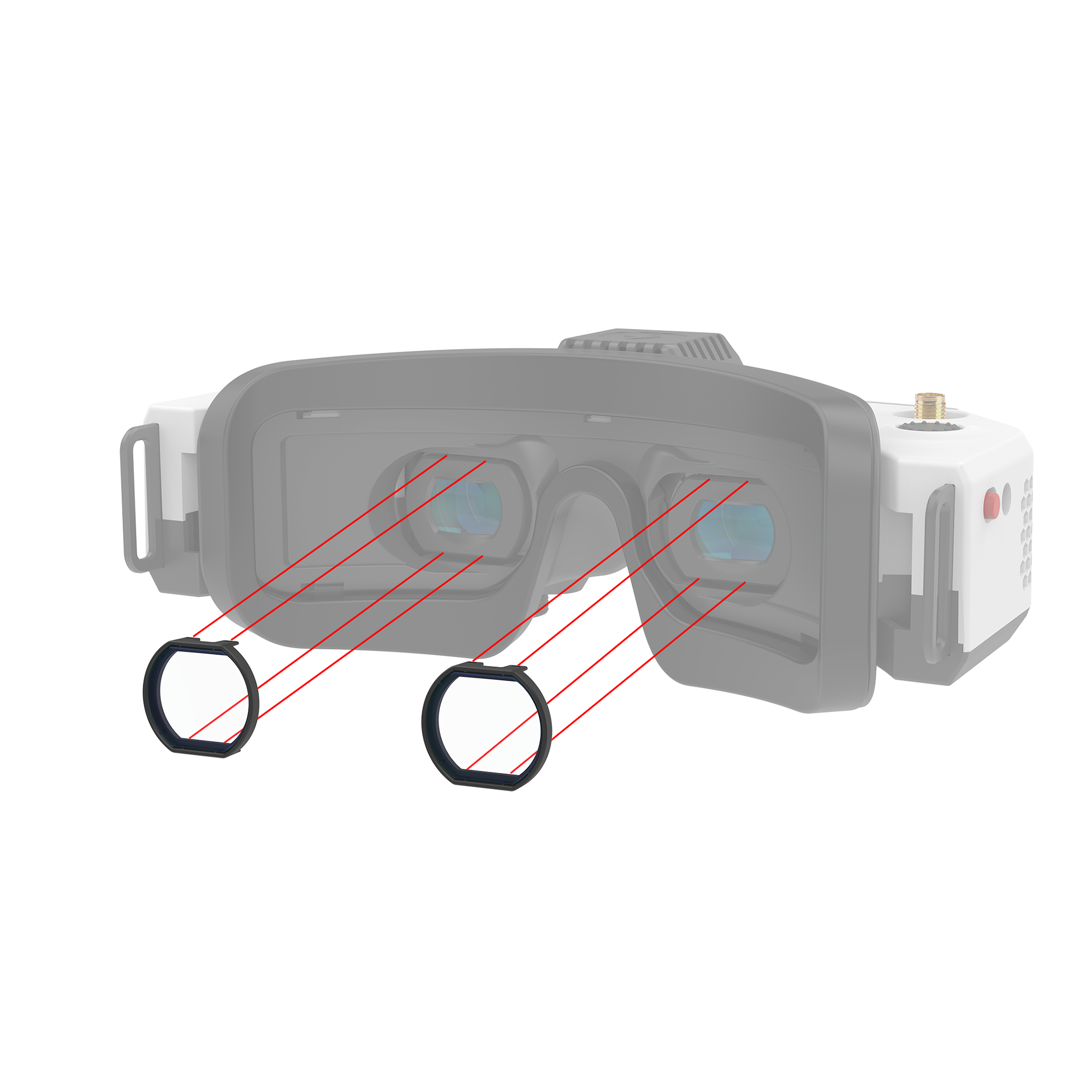【HDZero】Goggle 2 客製近視鏡片