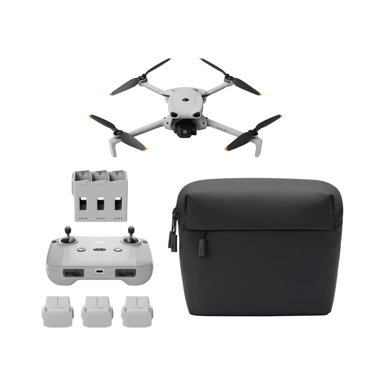 【DJI】Lito X1 全向避障輕量航拍無人機 官方套裝內容圖 1