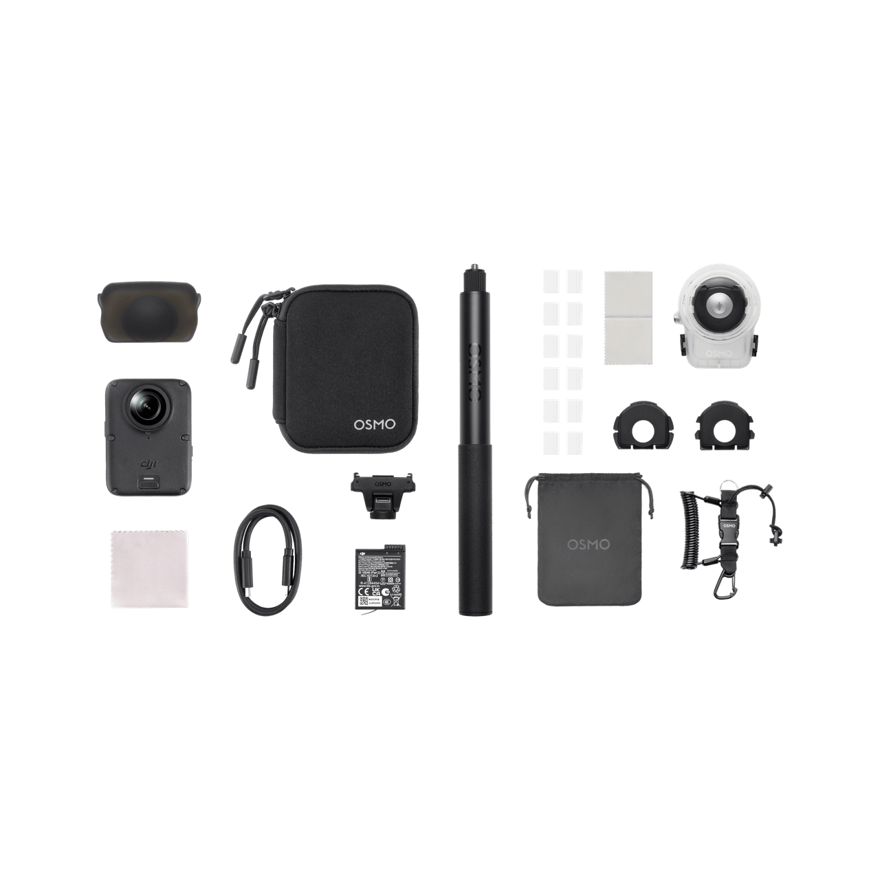 DJI Osmo 360 II 潛水套裝內容物組圖
