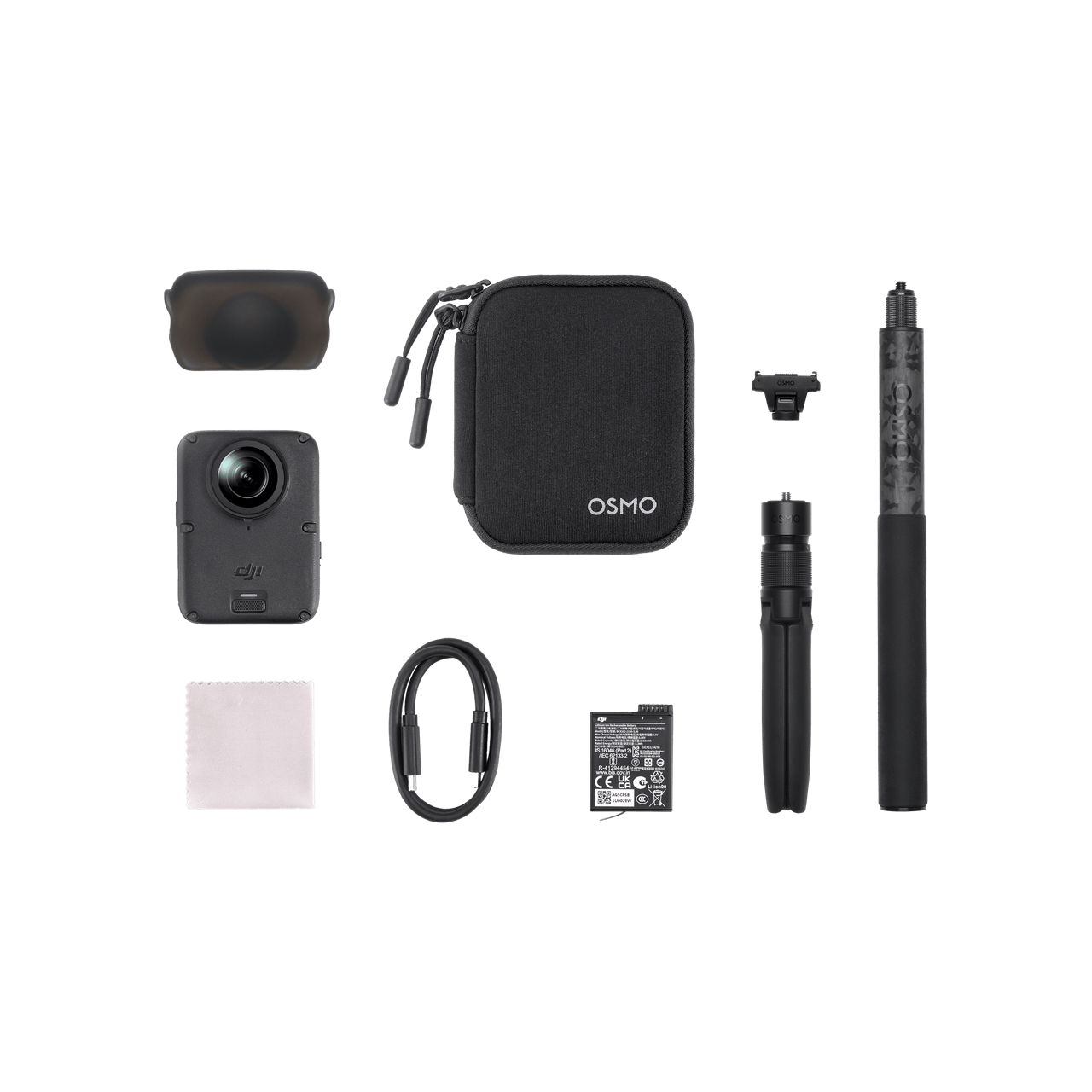 DJI Osmo 360 II 時空凝固套裝內容物組圖
