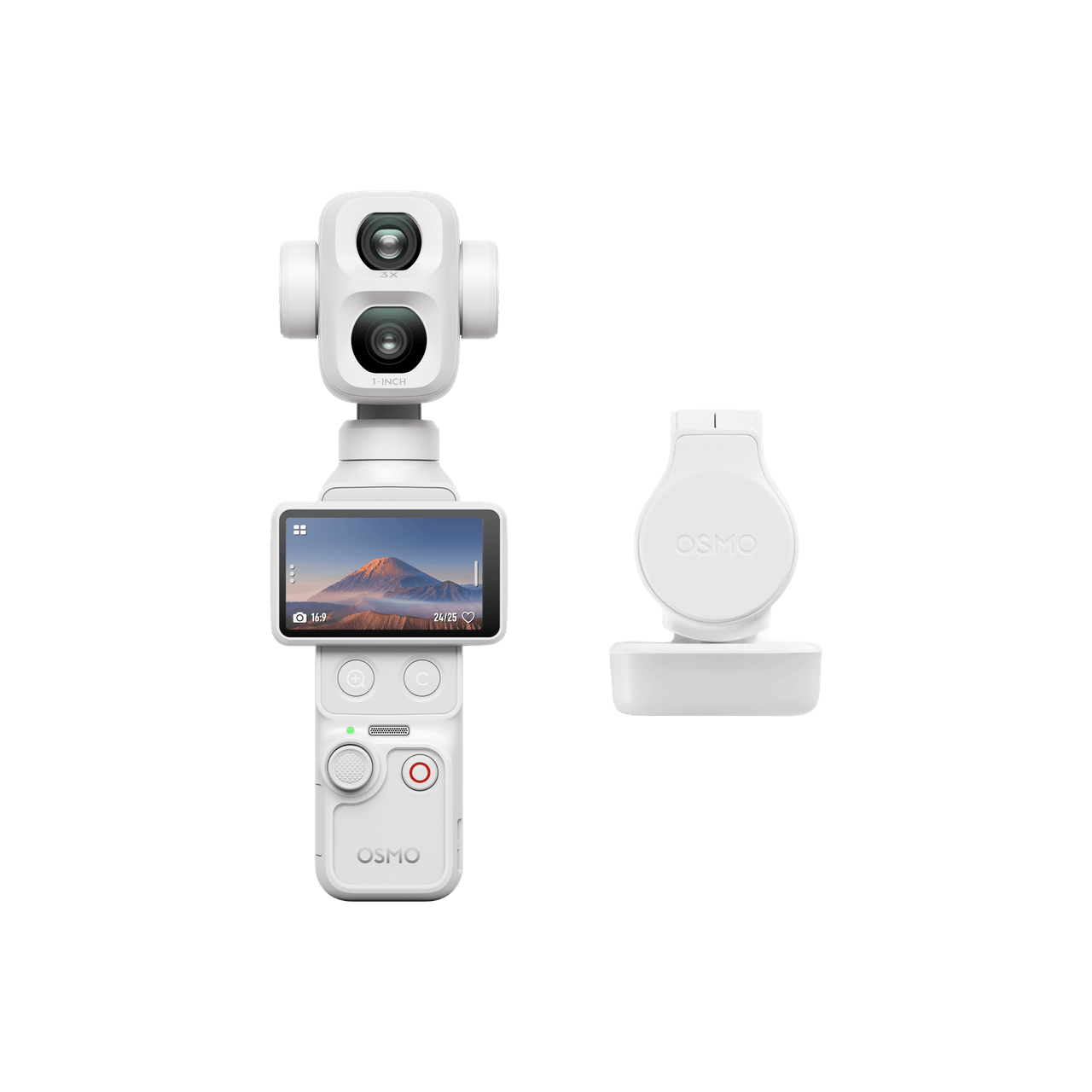 【DJI】Osmo Pocket 4P 雙主鏡頭口袋電影機 官方套裝內容圖 1