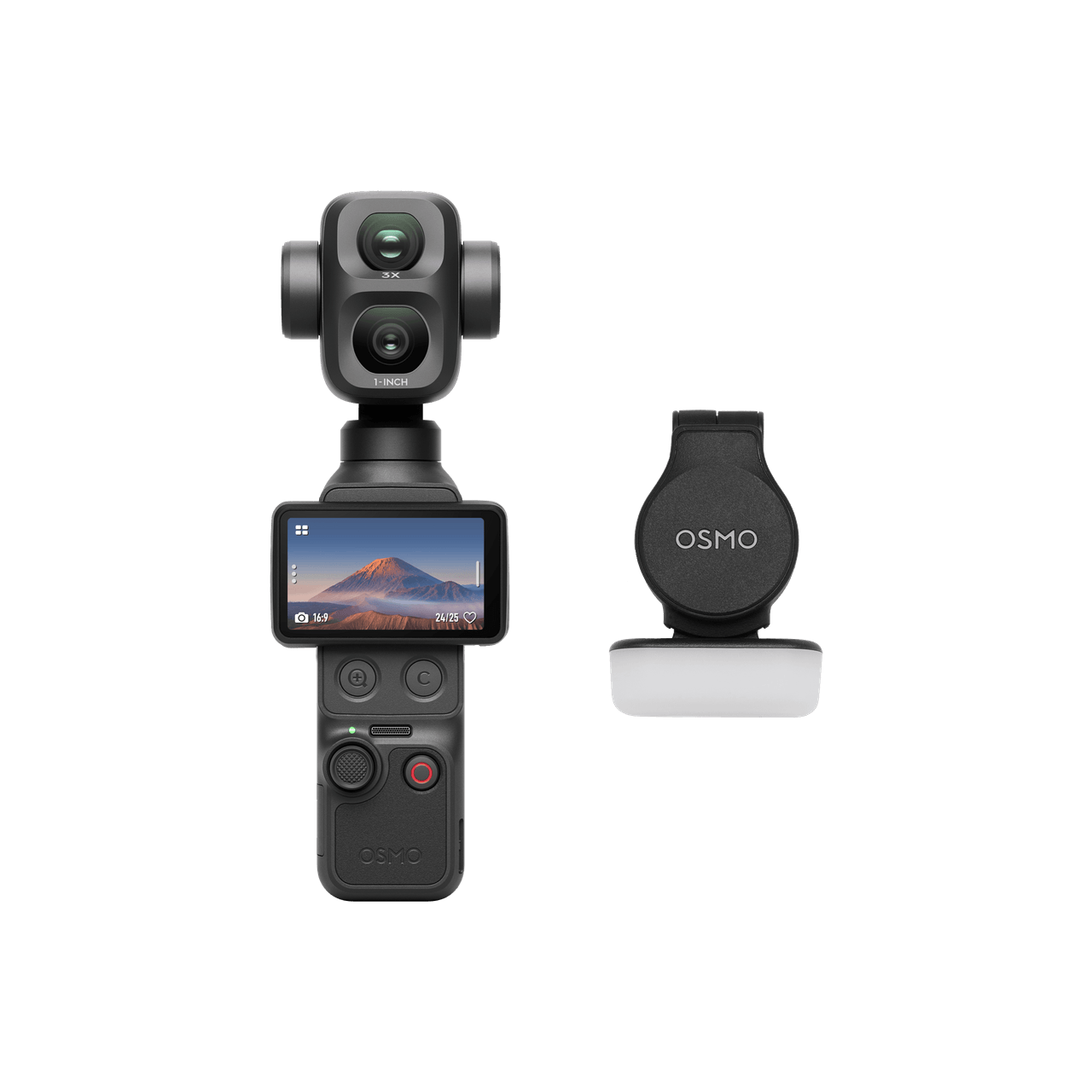 【DJI】Osmo Pocket 4P 雙主鏡頭口袋電影機 官方主圖