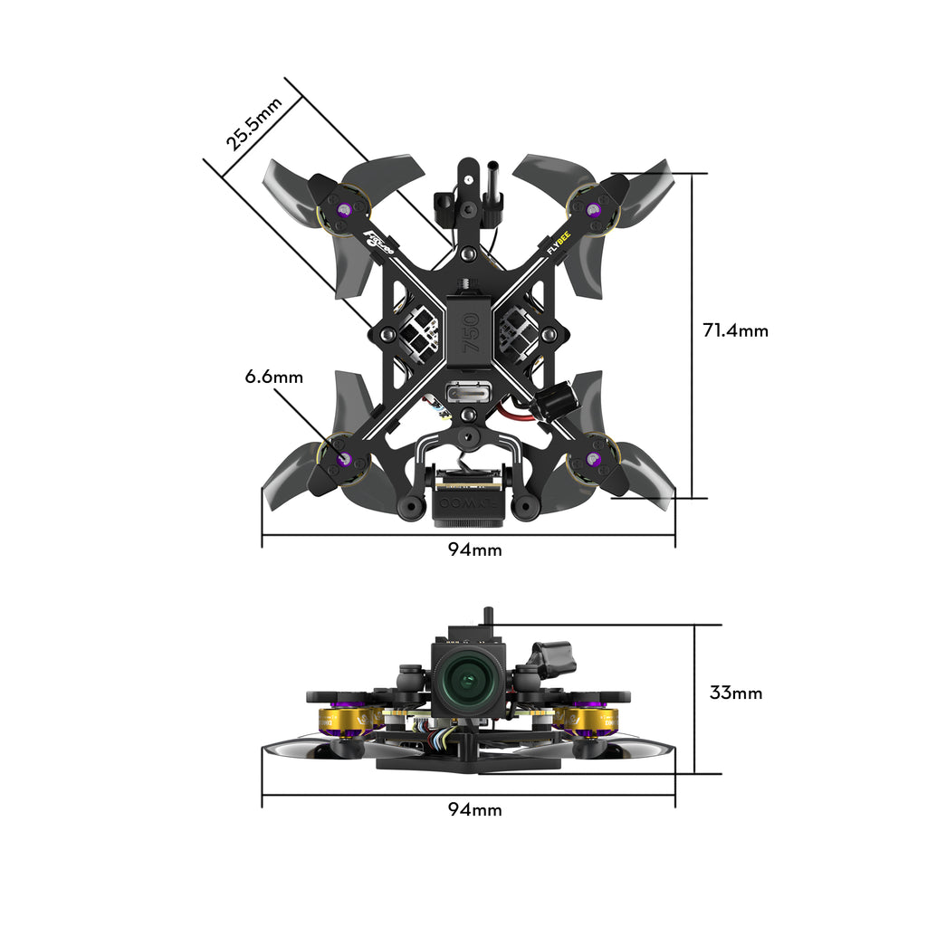 Flybee 16 HD O4 2S Ultralight FPV Drone-FLYWOO