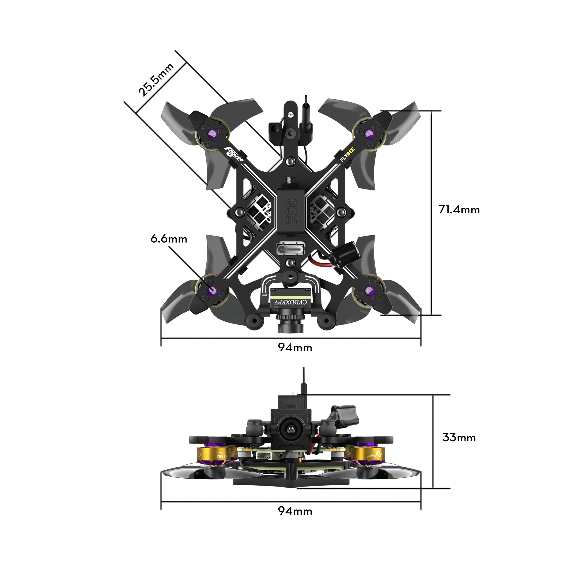 Flybee 16 HD Walksnail 2S Ultralight FPV Drone-FLYWOO