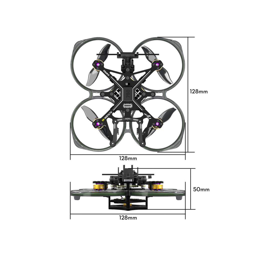 Flylens 85 DJI O4 Wide 2S Whoop FPV Drone