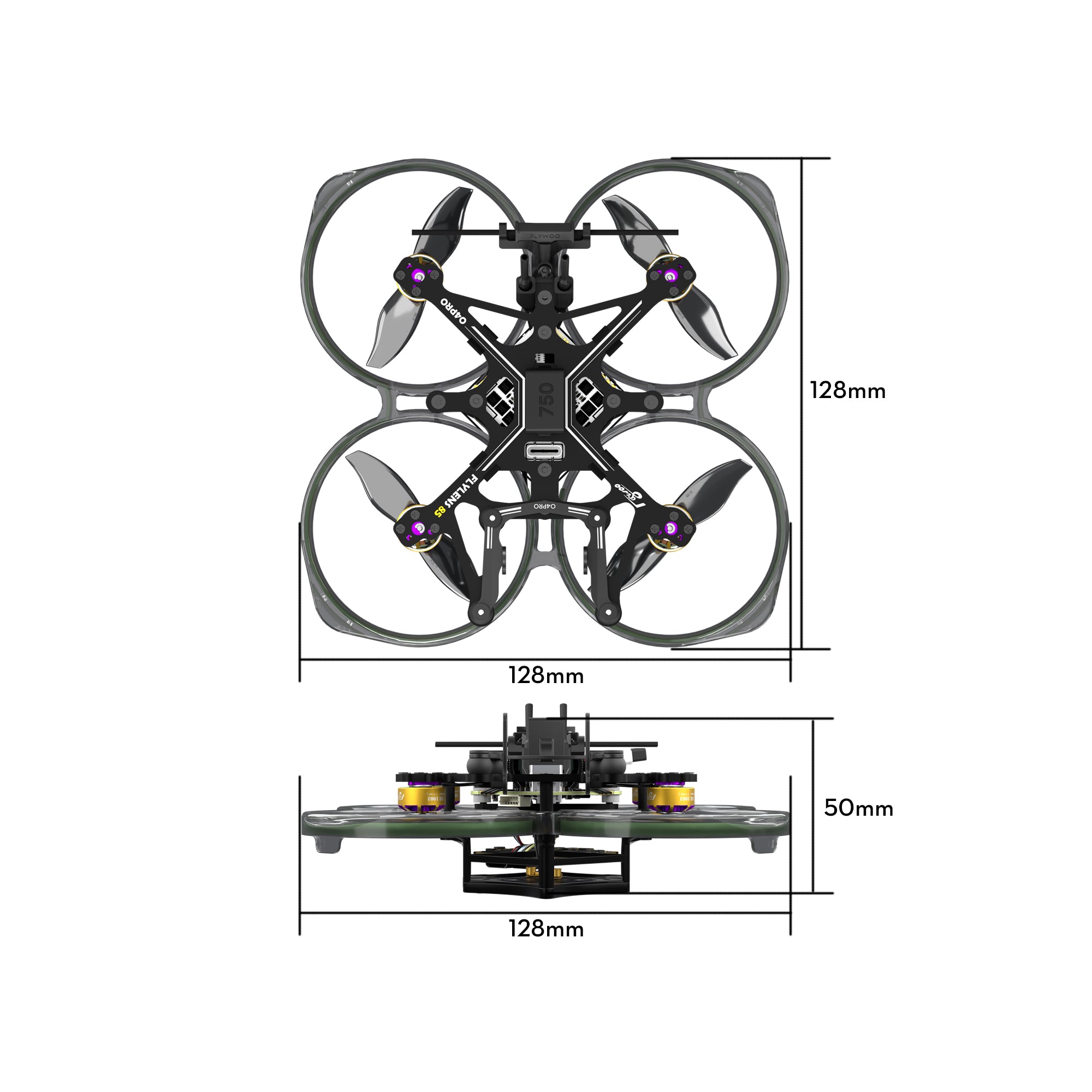 Flylens 85 DJI O4 Wide 2S Whoop FPV Drone