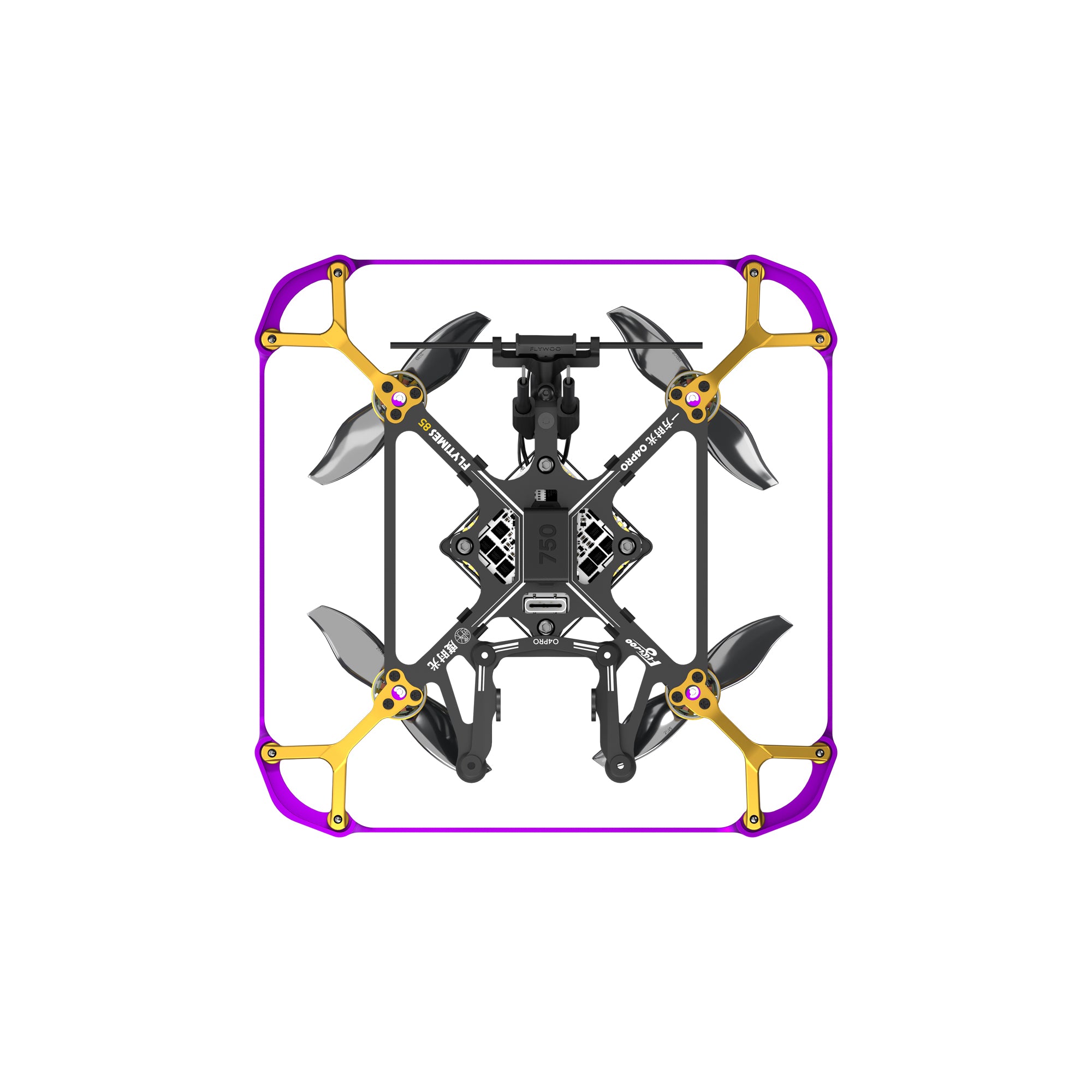 Flytimes 85 HD O4 Wide 2S Micro FPV Drone-FLYWOO