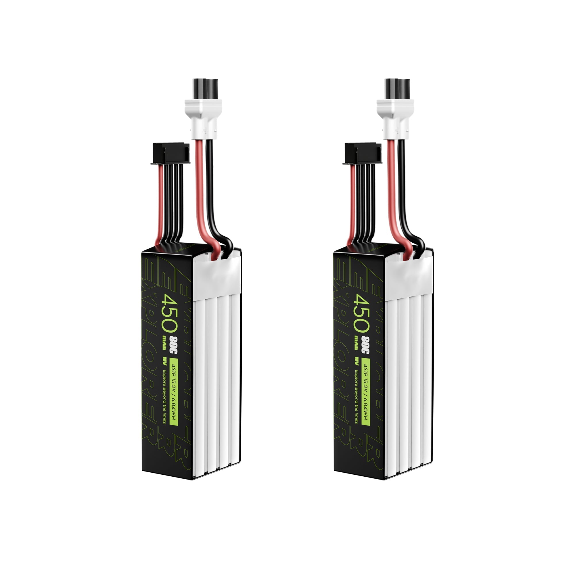 Flywoo Explorer 450mAh 4S 80C LiHV 電池兩入原廠主圖