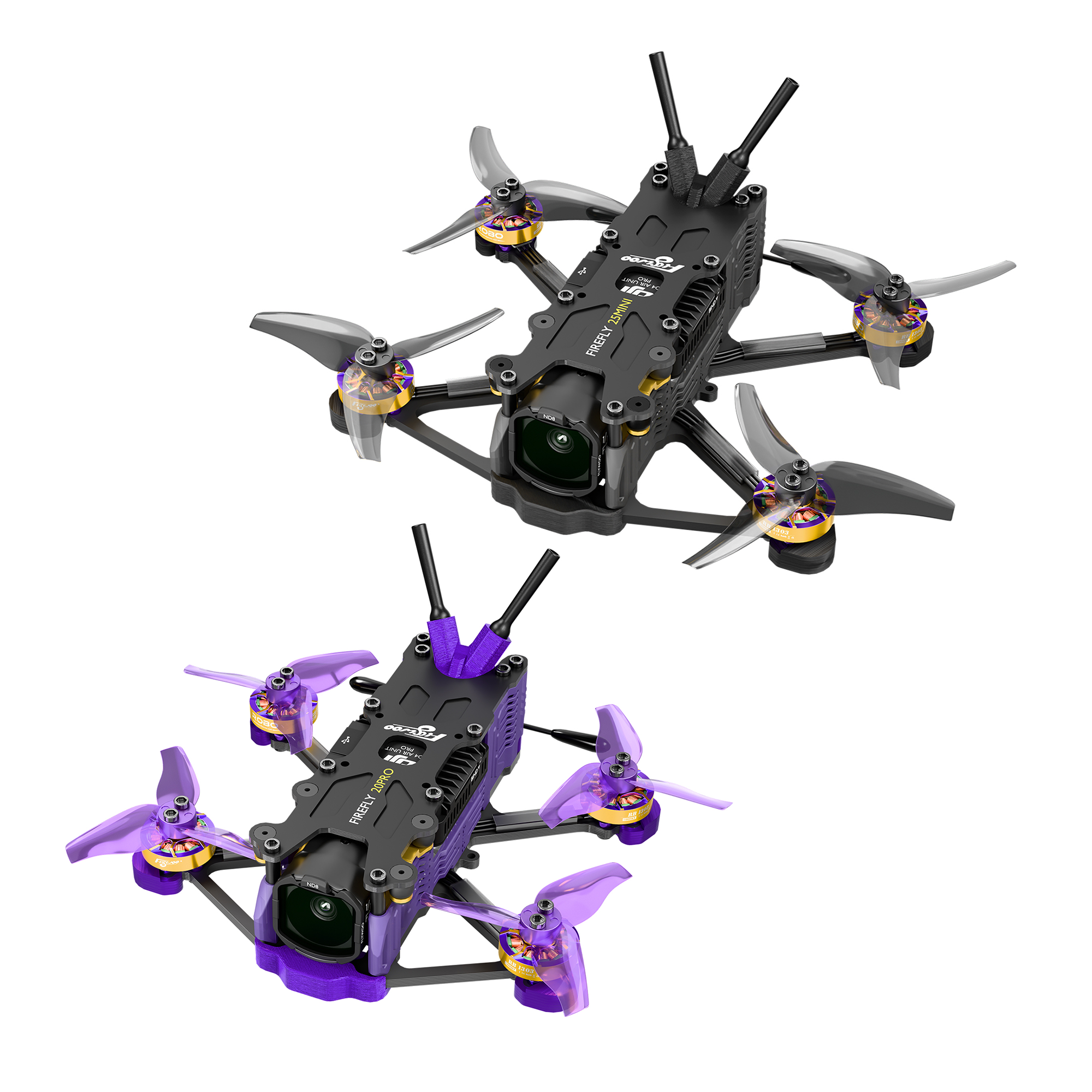Flywoo Firefly 20PRO 4S 與 25MINI 3S O4 PRO 原廠主圖