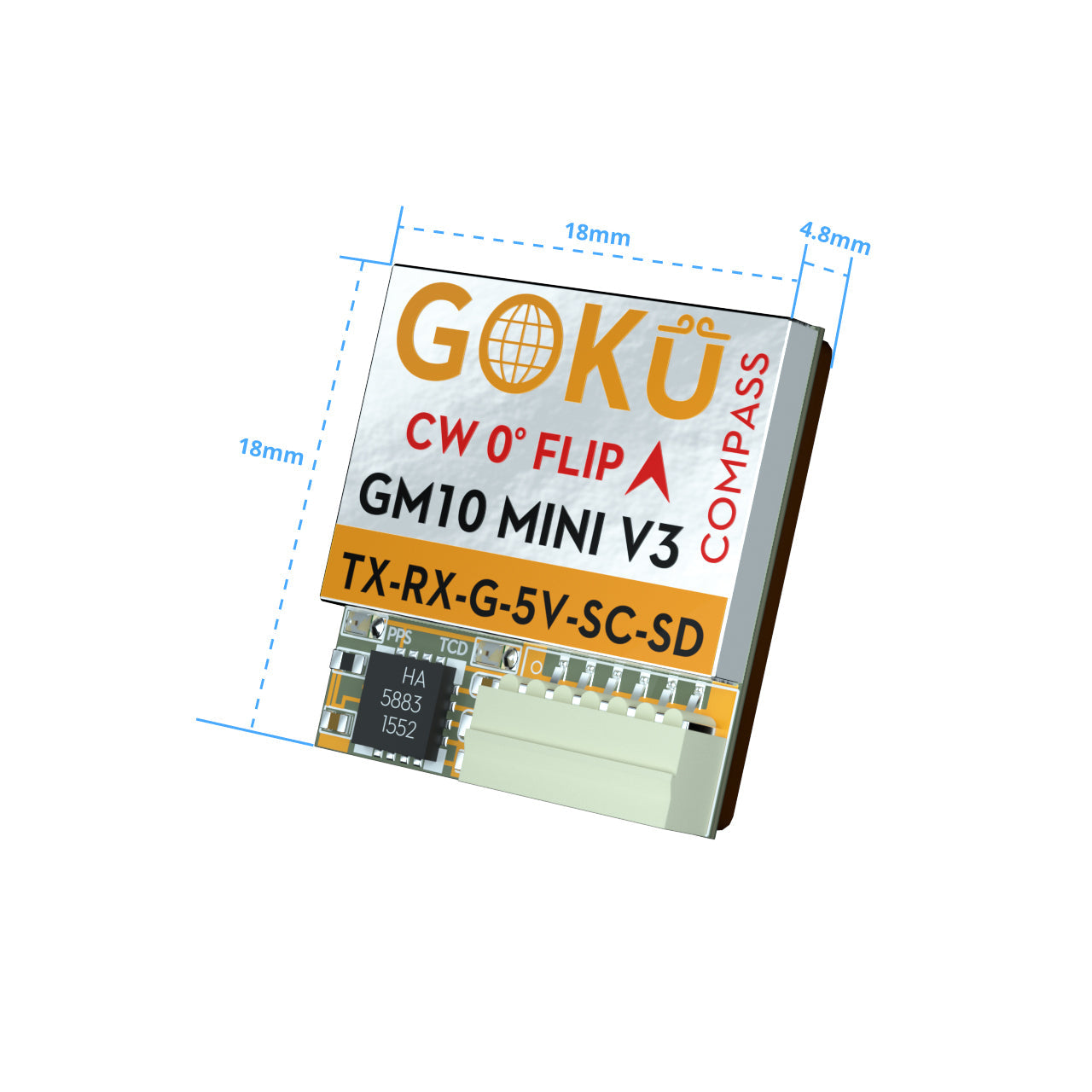 Flywoo GOKU GM10 Mini V3 GPS 附指南針規格展示