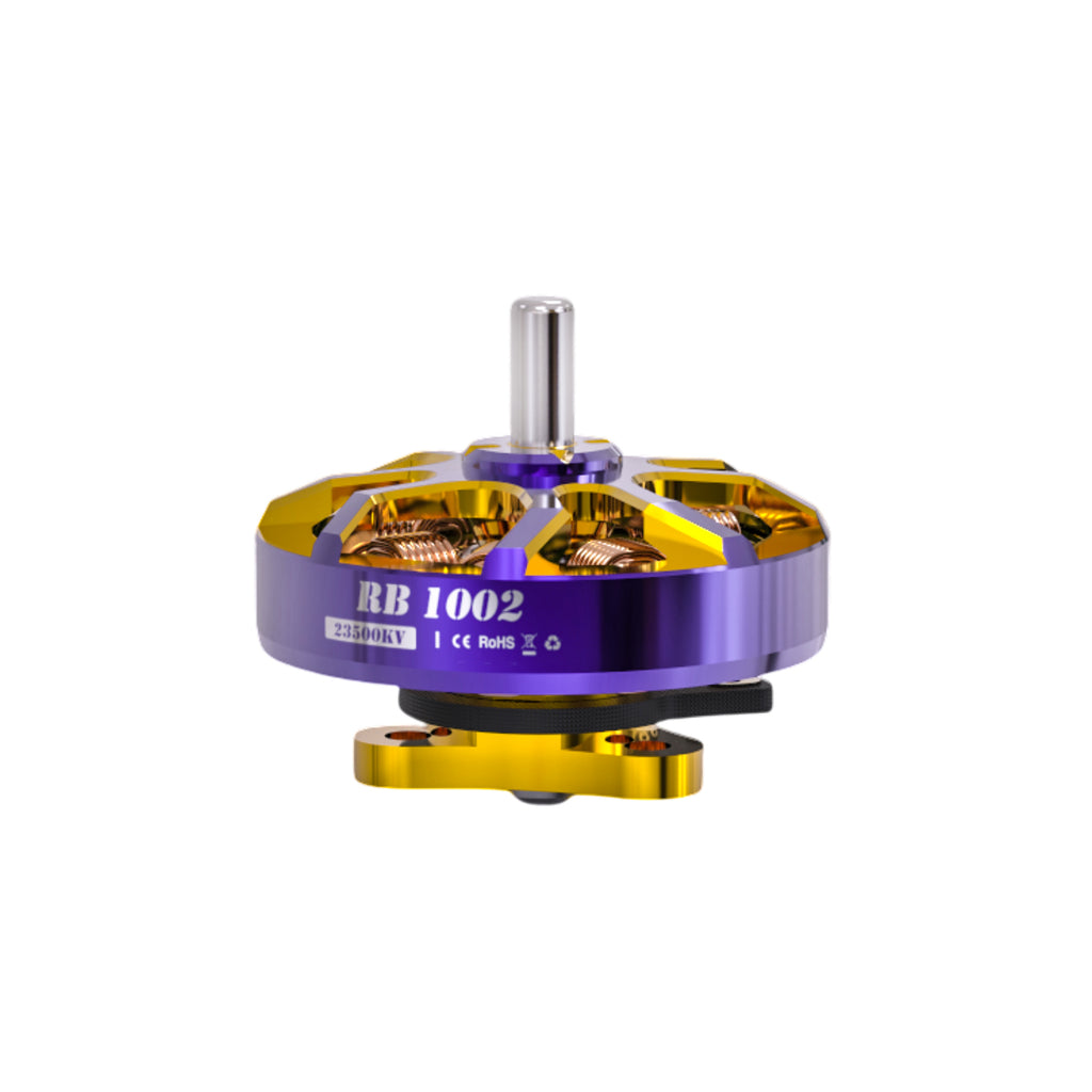 Flywoo ROBO 1002 19800KV / 23500KV Fpv Motor Gold/Purple (New Version)-FLYWOO