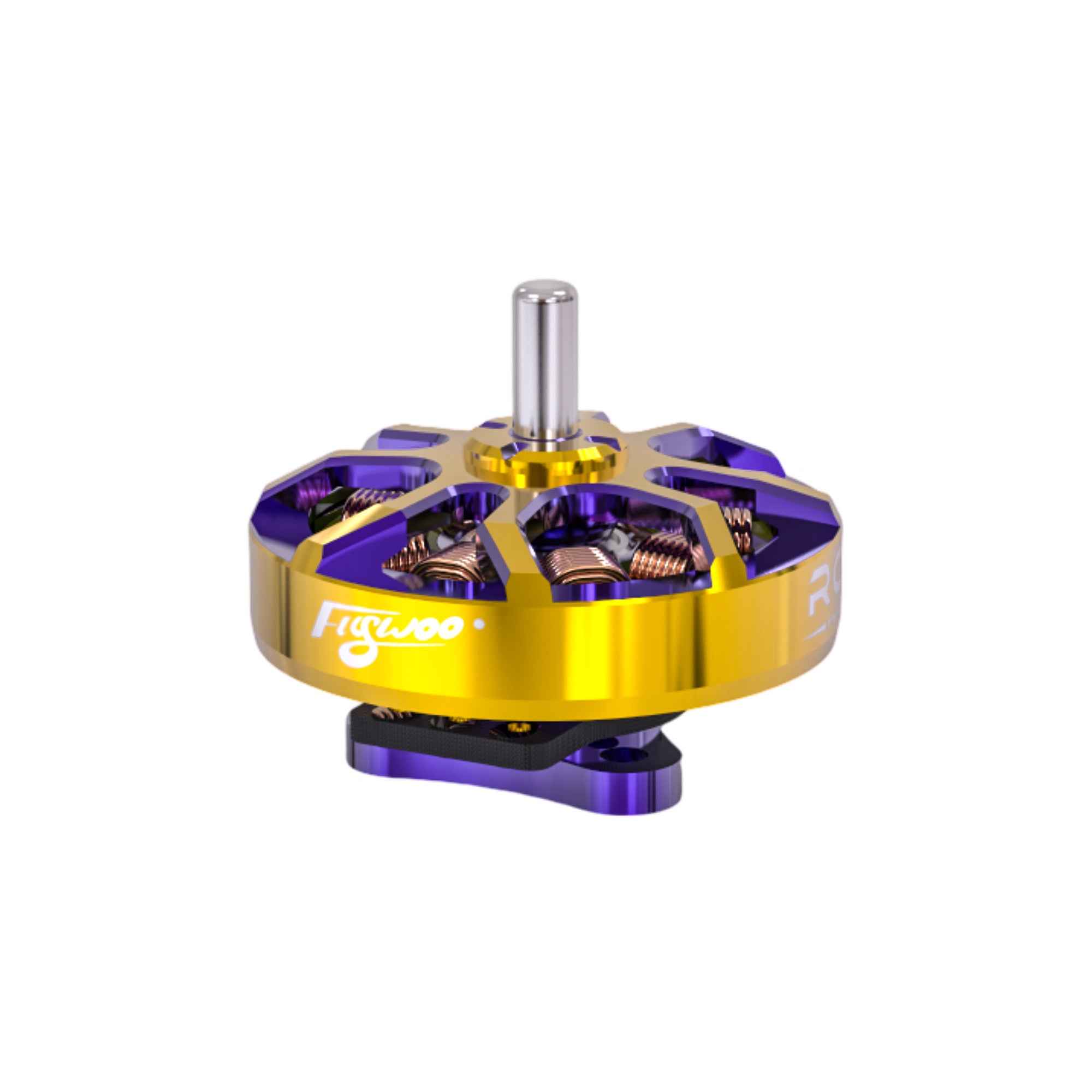 Flywoo ROBO 1002 19800KV / 23500KV Fpv Motor Gold/Purple (New Version)-FLYWOO
