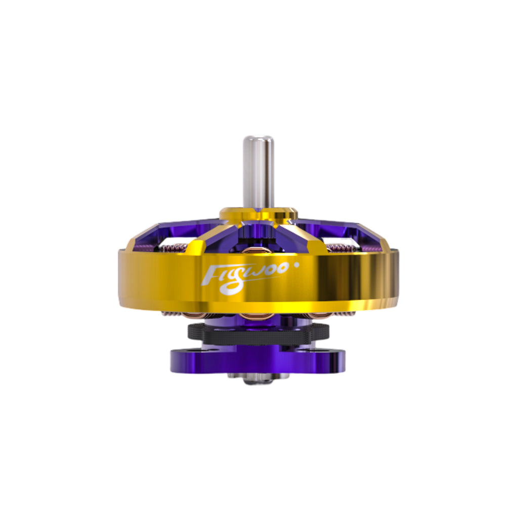 Flywoo ROBO 1002 19800KV / 23500KV Fpv Motor Gold/Purple (New Version)-FLYWOO