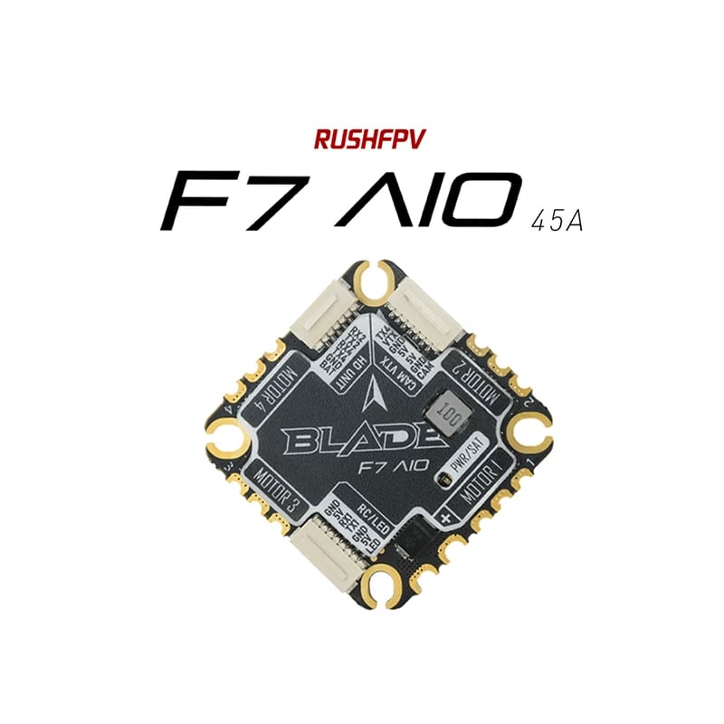 RUSHFPV F722 45A AIO電調飛控25*25孔位FPV穿越機無人機航模