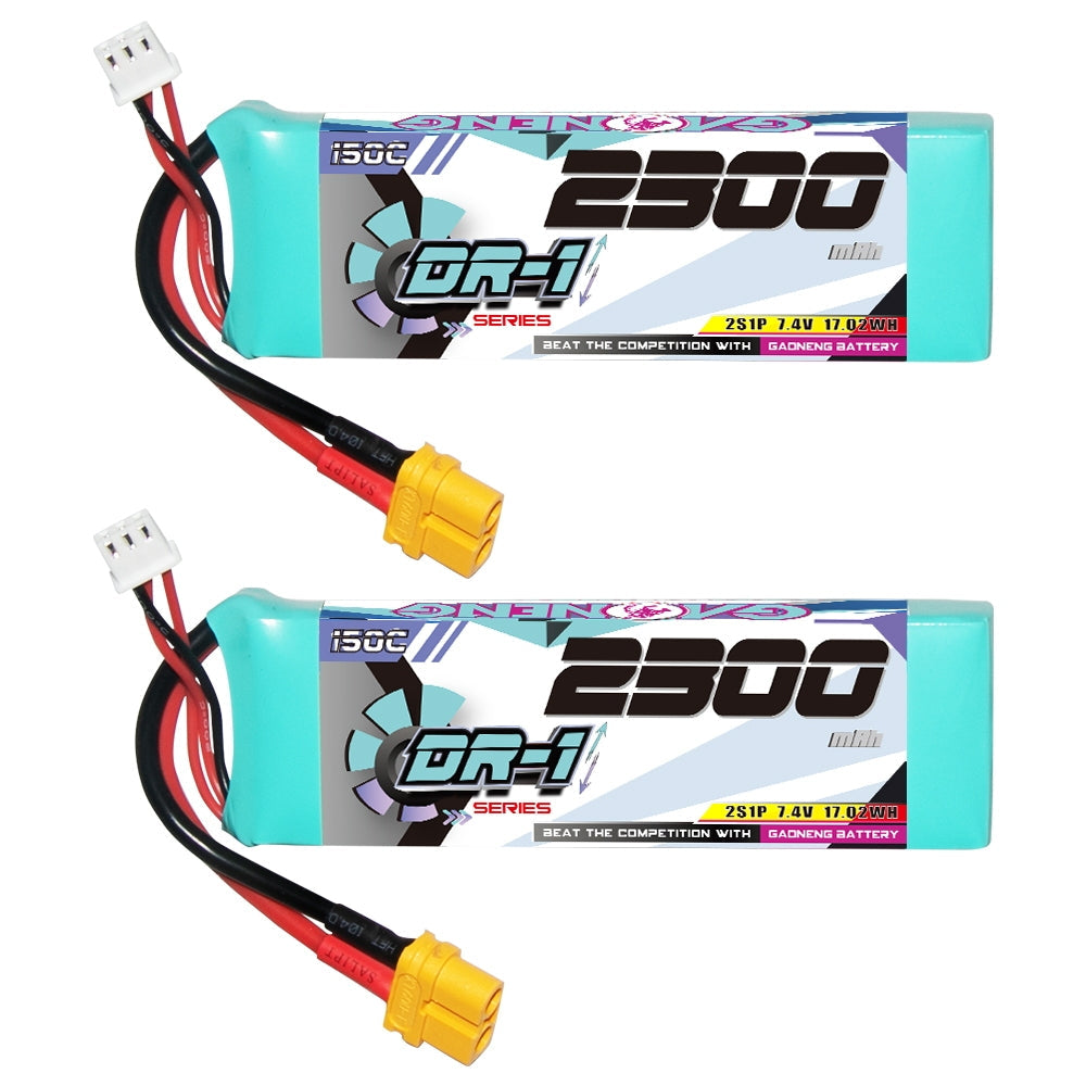 GNB DR-1 2300mAh 2S 150C XT60 官方商品圖