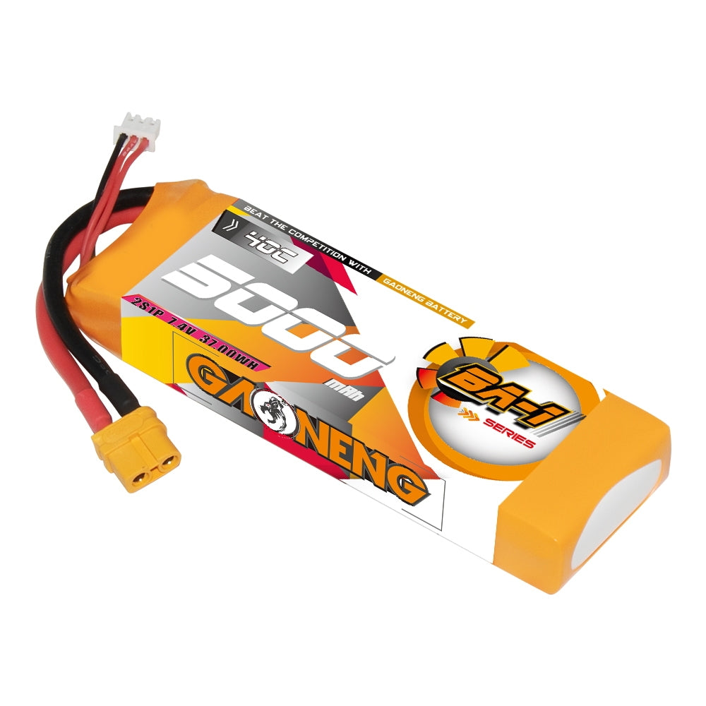 GNB BA-1 5000mAh 2S 40C XT60 官方商品圖
