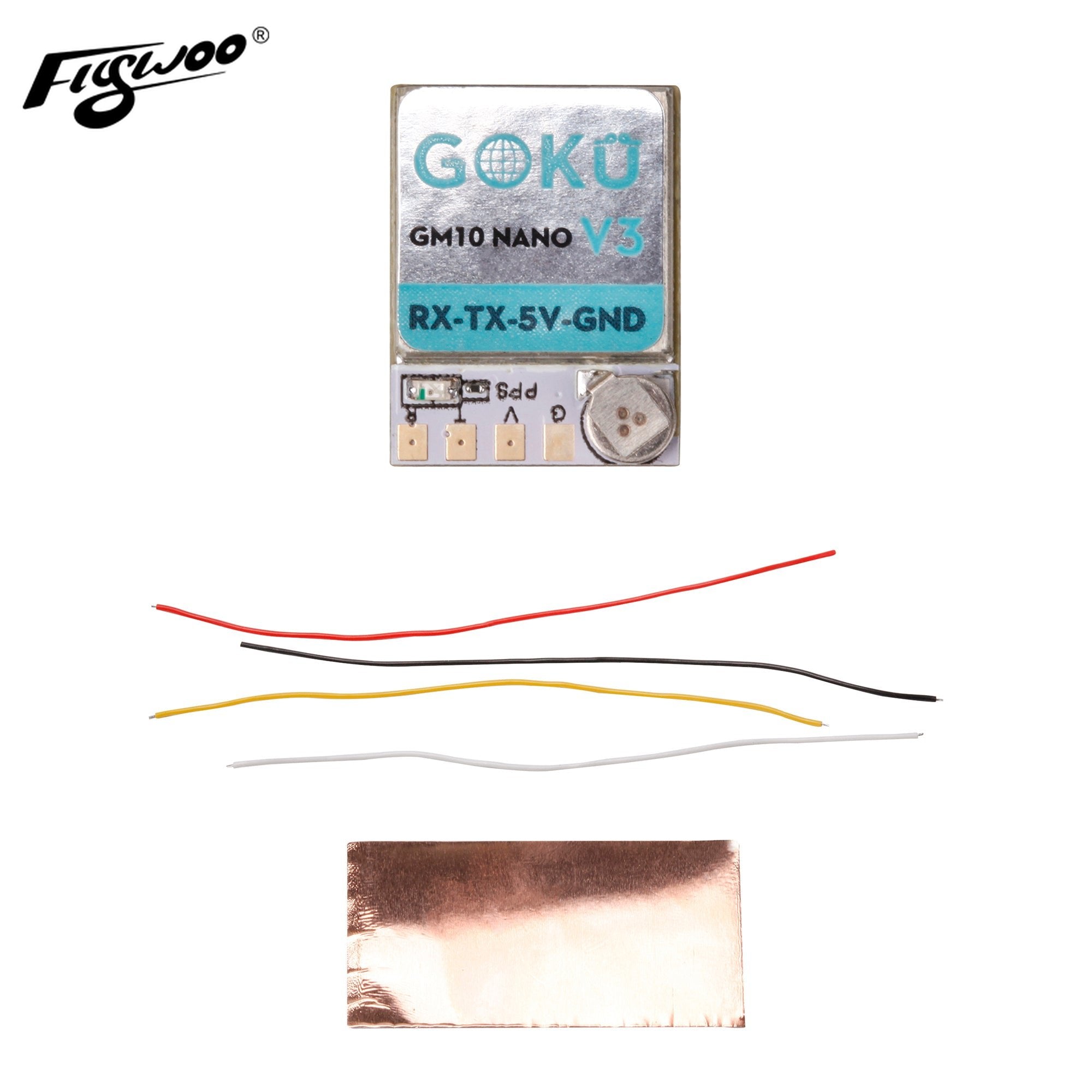 Flywoo GOKU GM10 Nano V3 GPS 模組細節