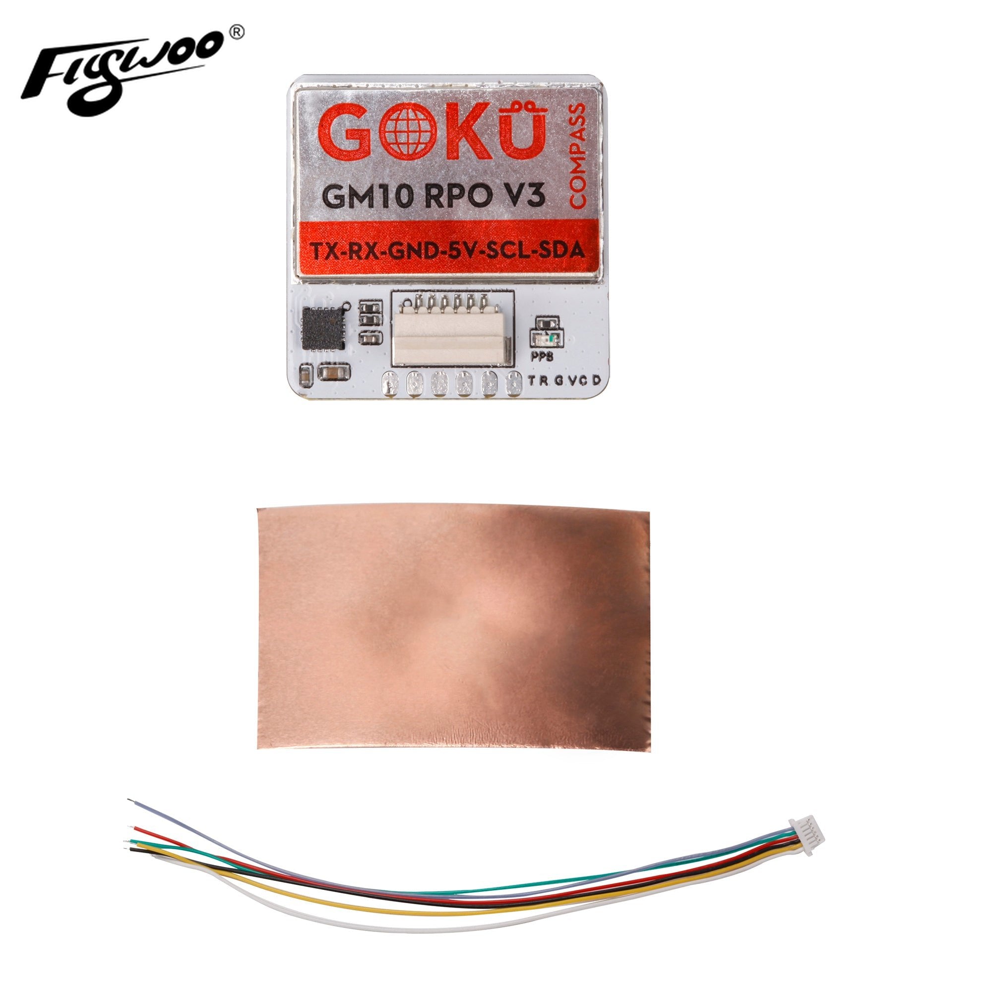 Flywoo GOKU GM10 Pro V3 GPS 模組細節