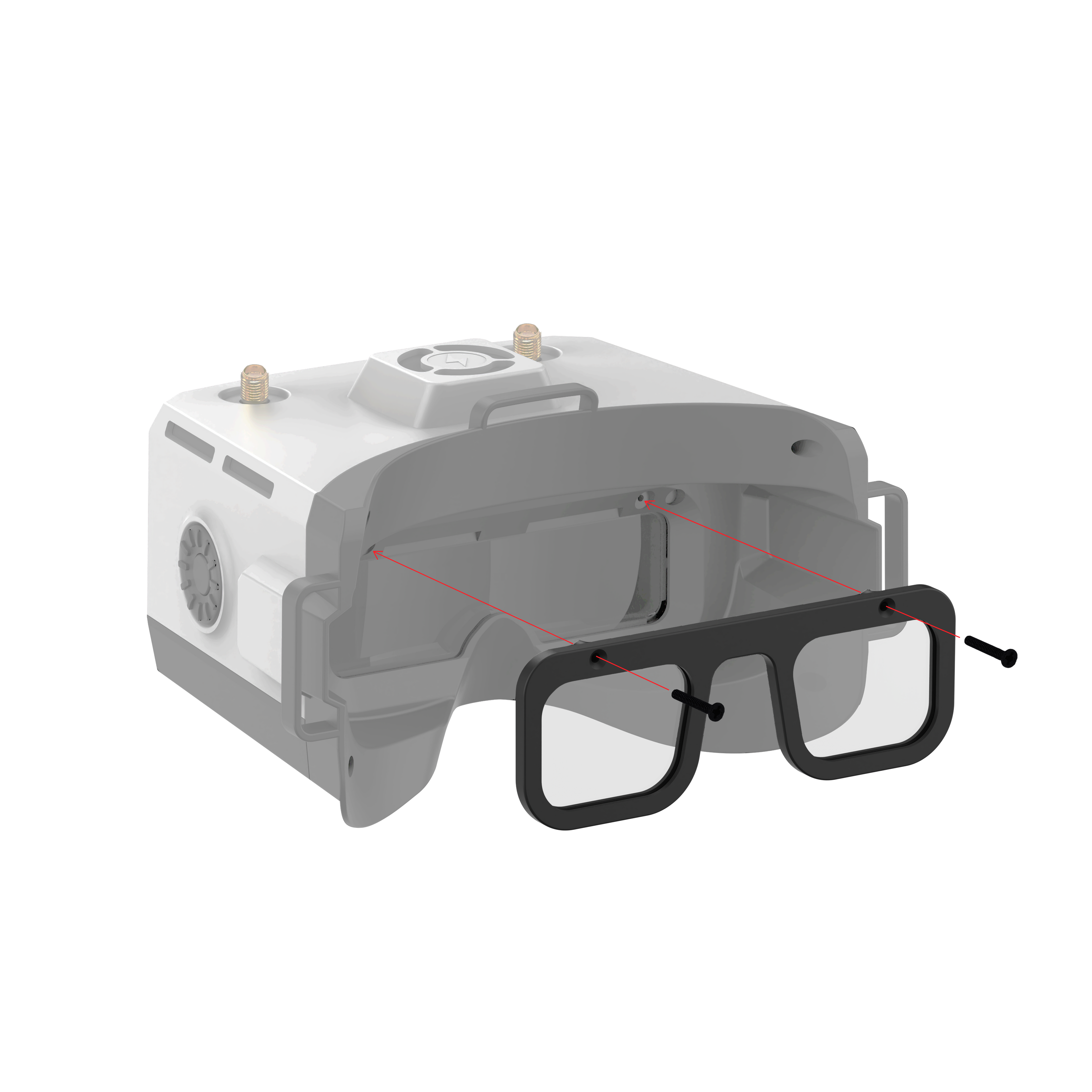 【HDZero】BoxPro 客製近視鏡片