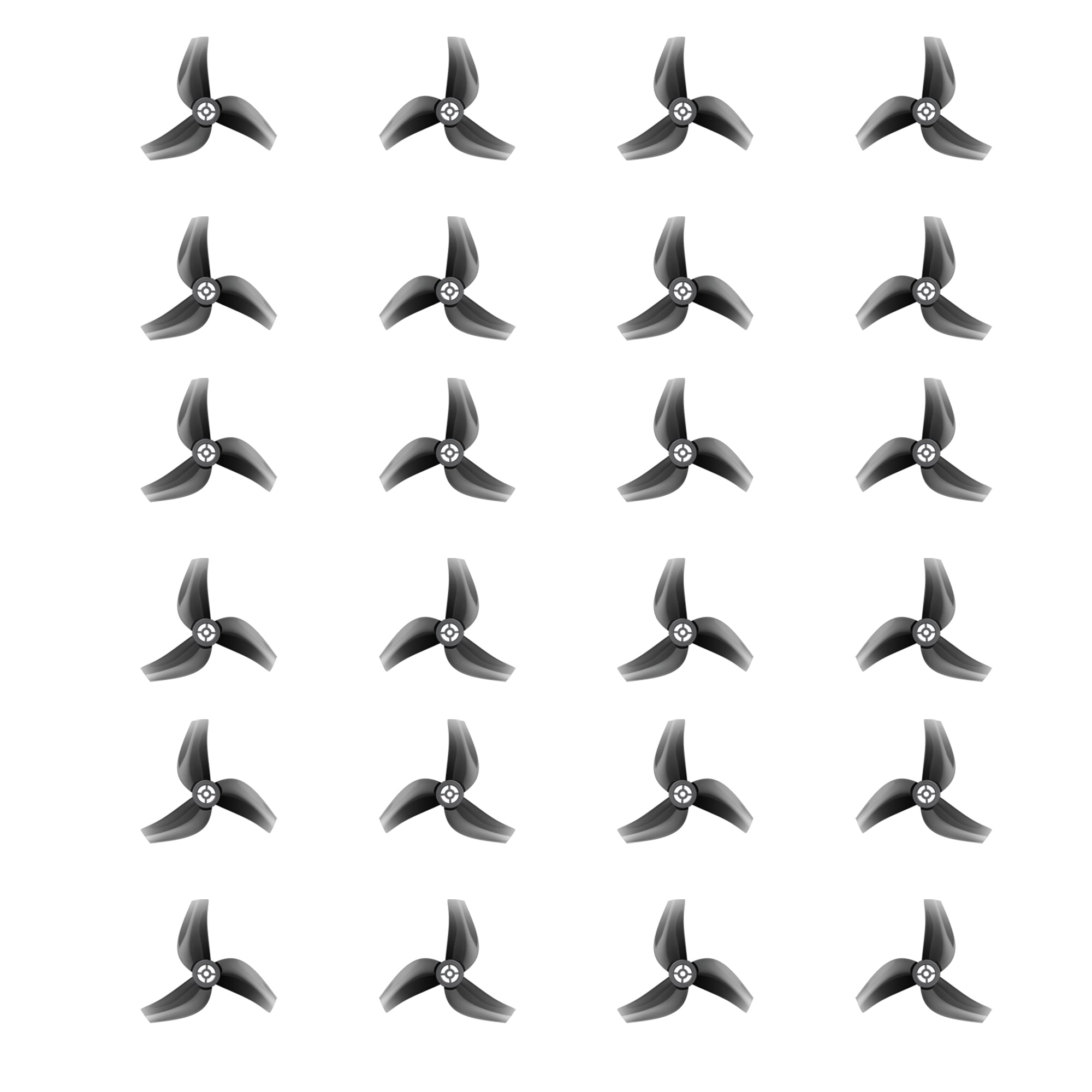 New 1611 3-Blade Propeller (Set of 8) - 1.5mm Shaft -FLYWOO