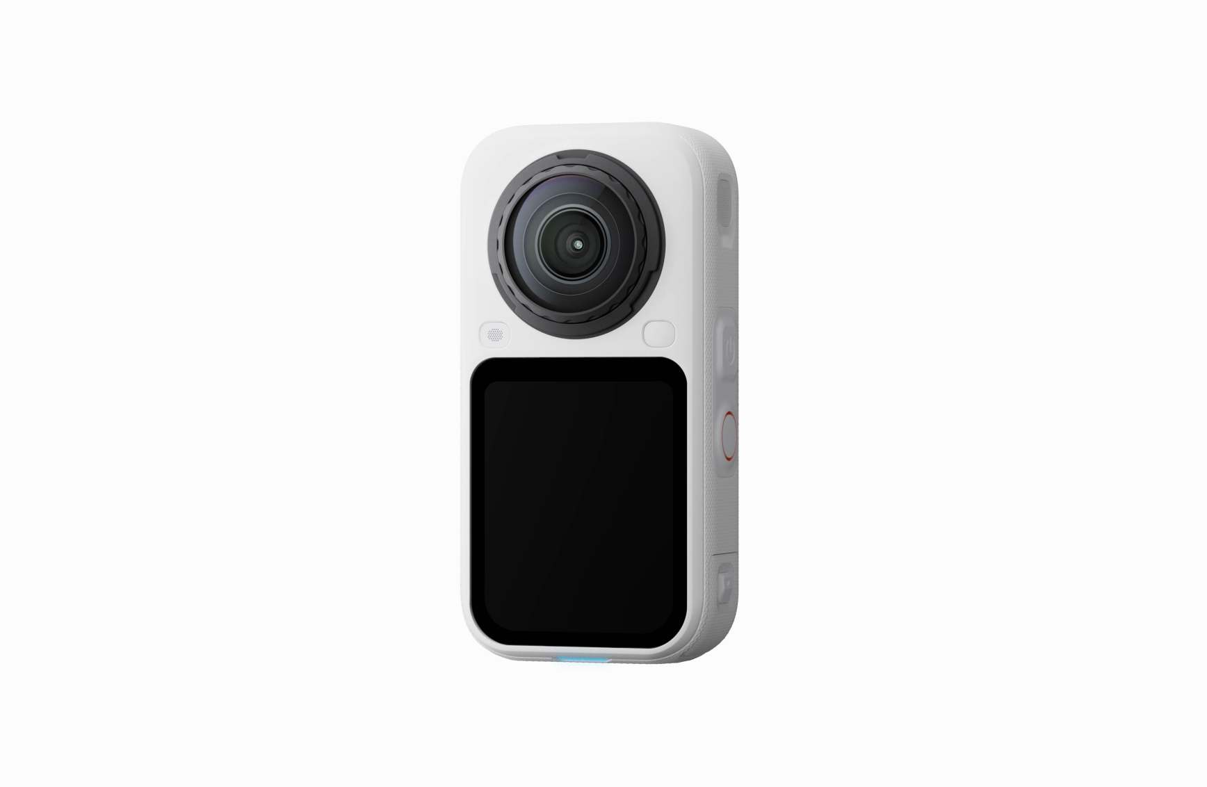 Insta360 X6 雪山白側面官方產品圖
