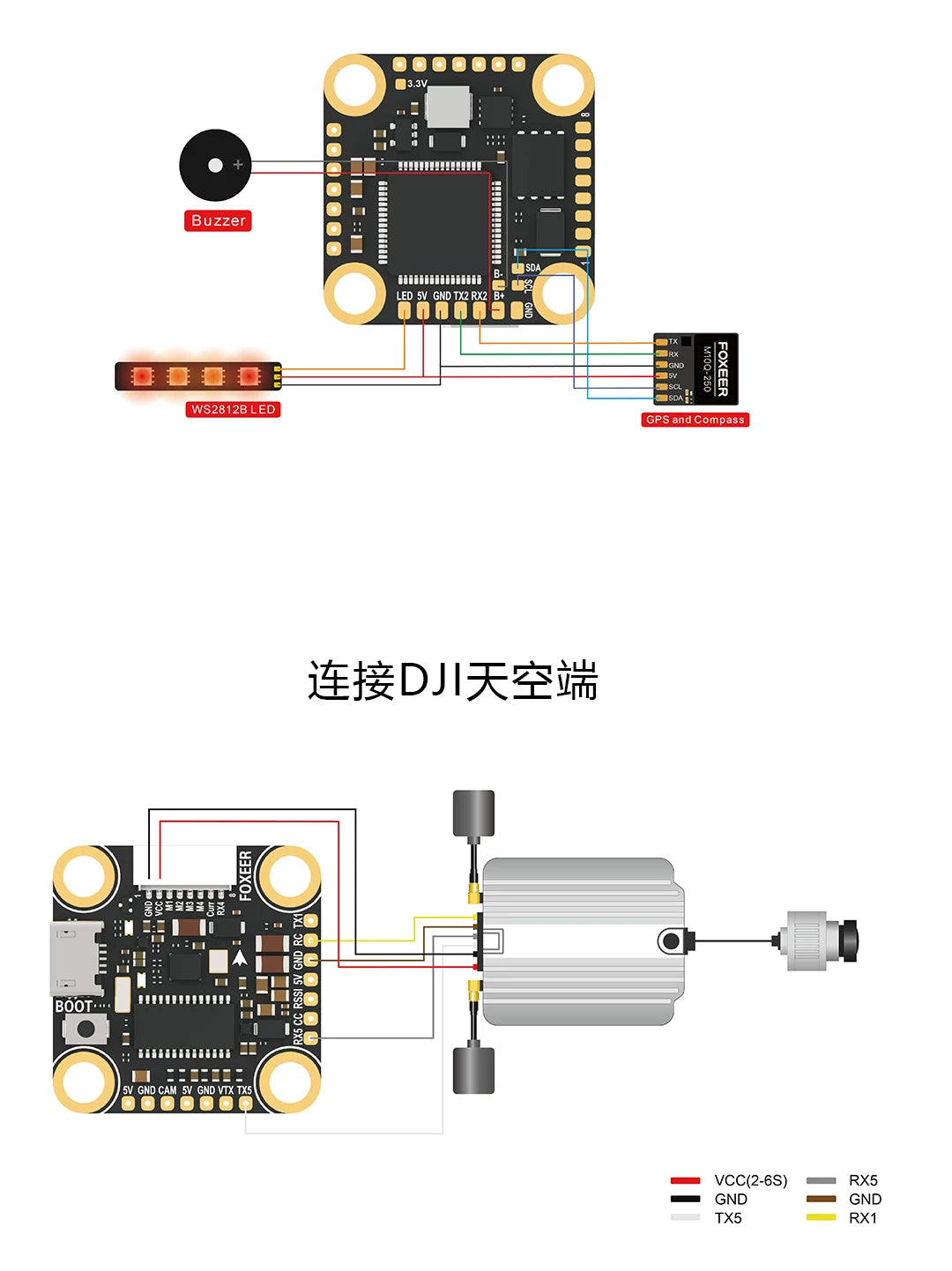 Foxeer F722 V4 mini 42688 飛控 4-6S 安裝孔20*20 商品圖片 3