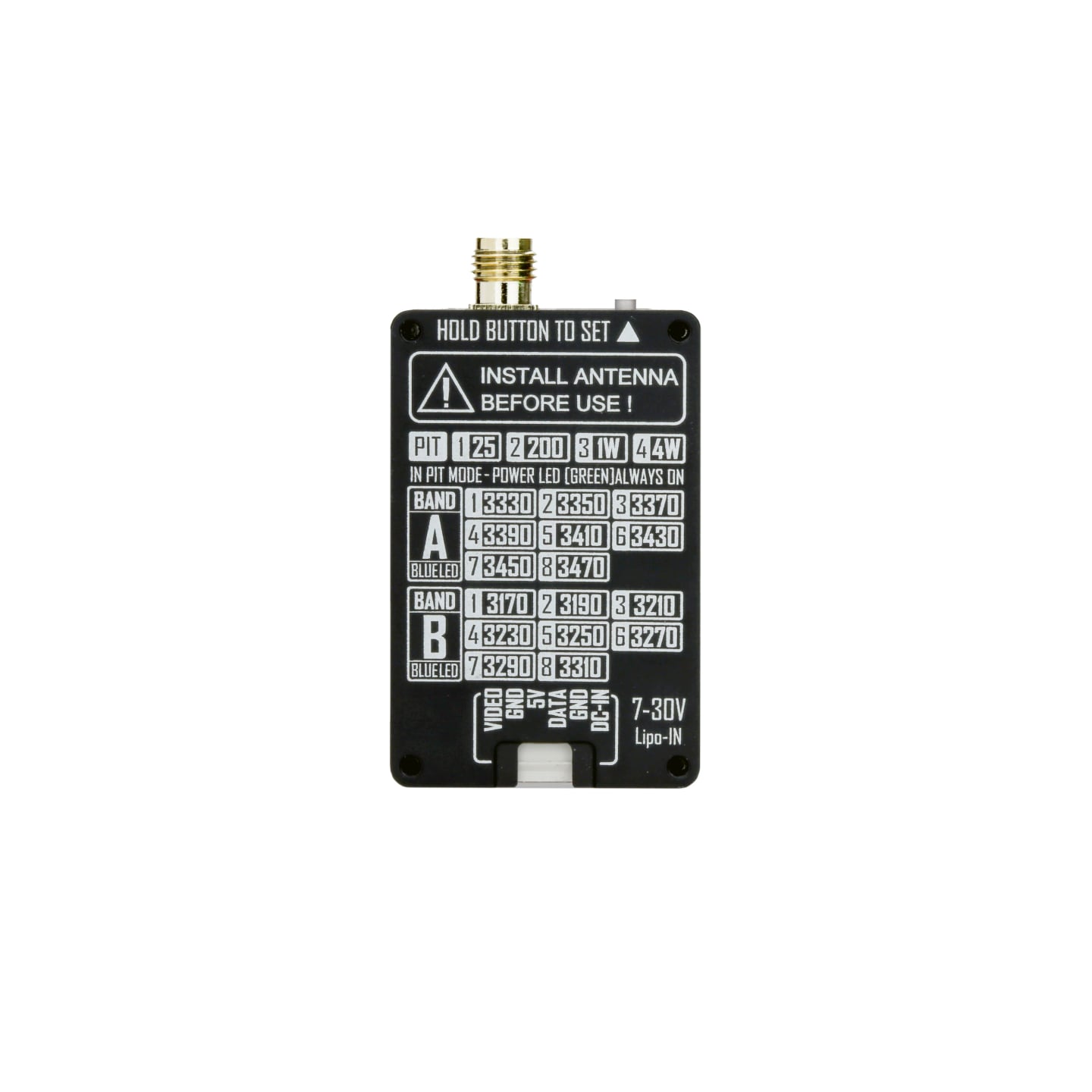 RUSHFPV3.3G4W圖傳套裝FPV 穿越機圖傳遠距離大功率 商品圖片 1