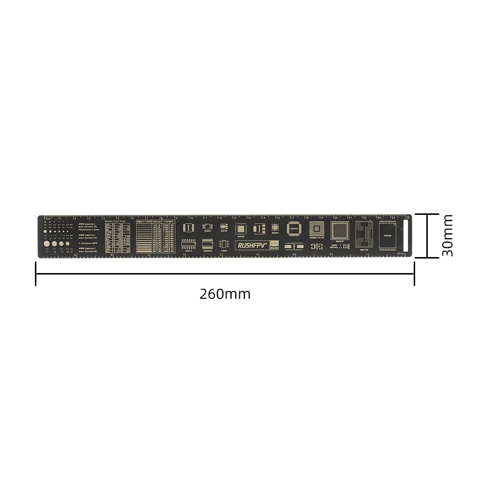 RUSHFPV多功能PCB封裝尺 商品圖片 3