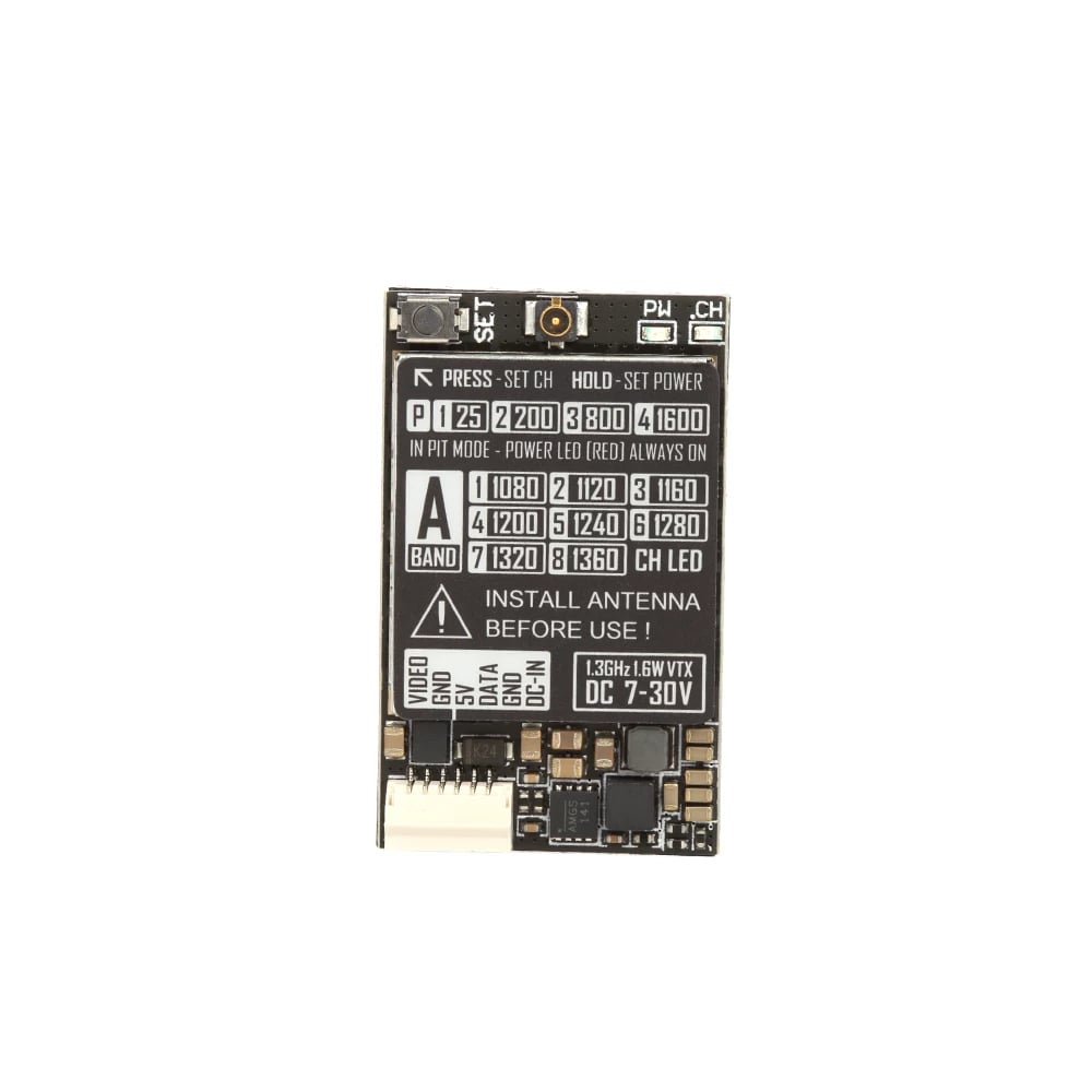 RUSHFPV1.3G1.6W V2圖傳套裝IPEX天線穿越機高功率圖傳 商品圖片 2