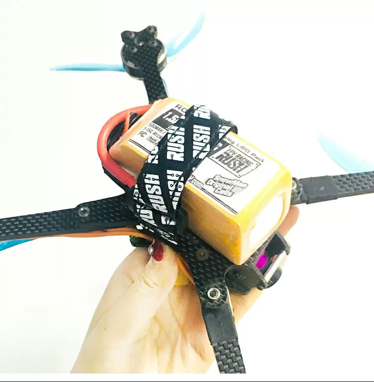RUSHFPV 235×20mm/150×15mm防滑塗層模型飛機電池 綁帶 商品圖片 3