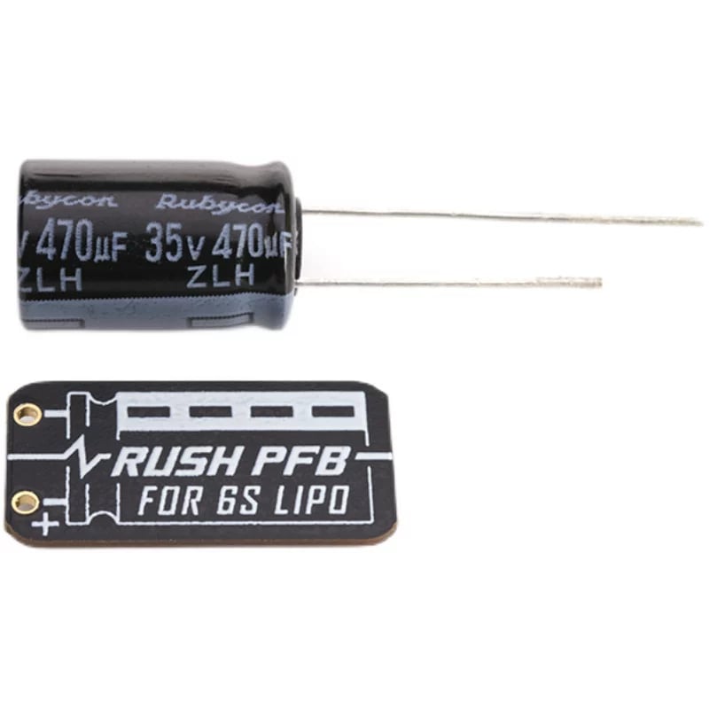 RUSHFPV PFB LITE FPV電壓尖峰抑制器電調濾波板470μf紅寶石電容 商品圖片 2