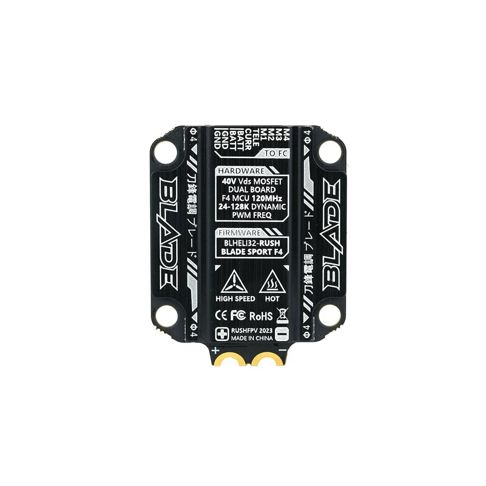 RUSHFPV BLADE刀鋒 50A Sport F4電調128K四合一ESC穿越機FPV花飛 商品圖片 2