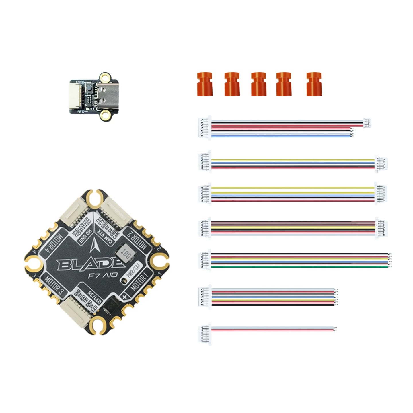 RUSHFPV F722 45A AIO電調飛控25*25孔位FPV 穿越機 商品圖片 1