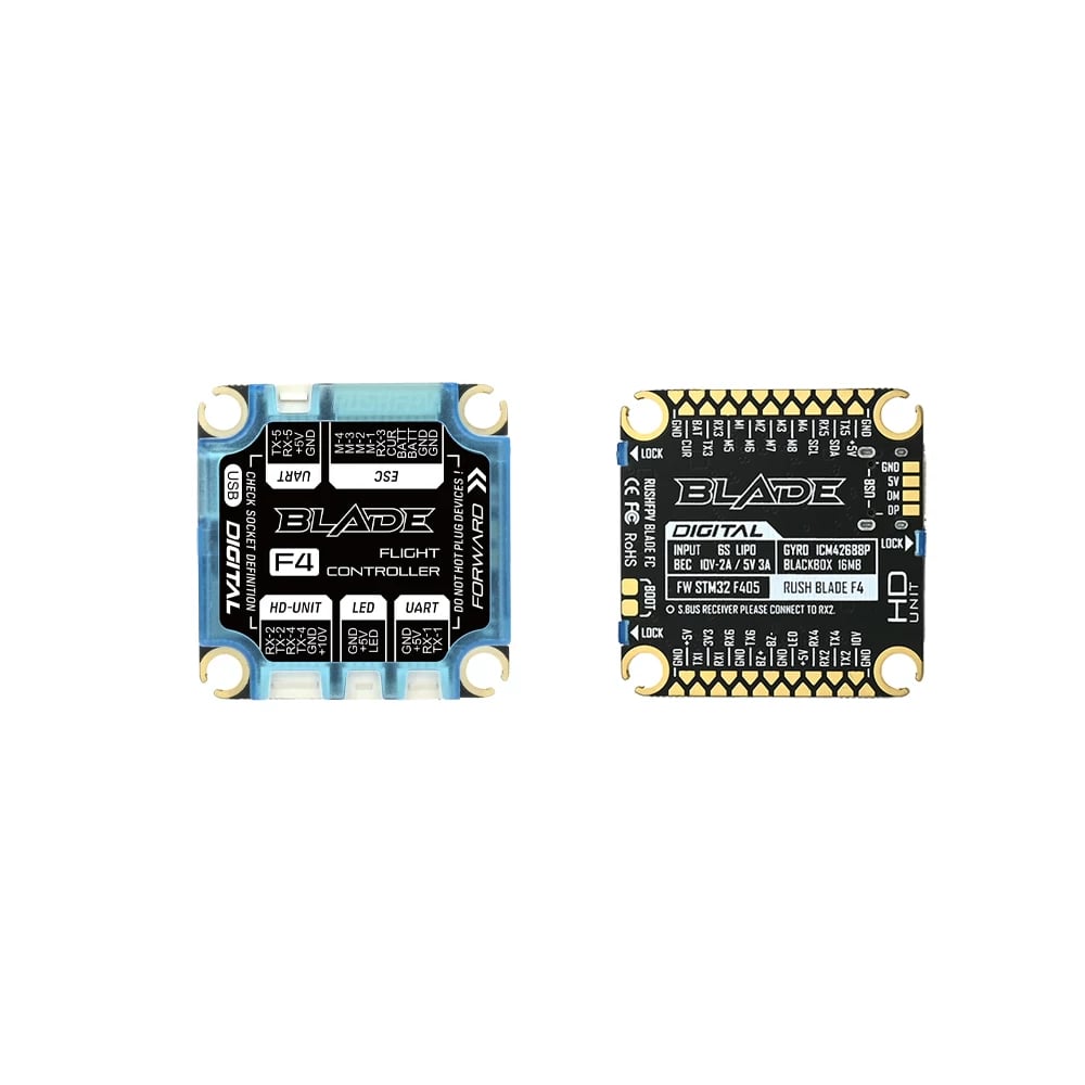 RUSHFPV BLADE F405模擬數字飛控50A SPORT F4電調FPV穿越機飛塔 商品圖片 3