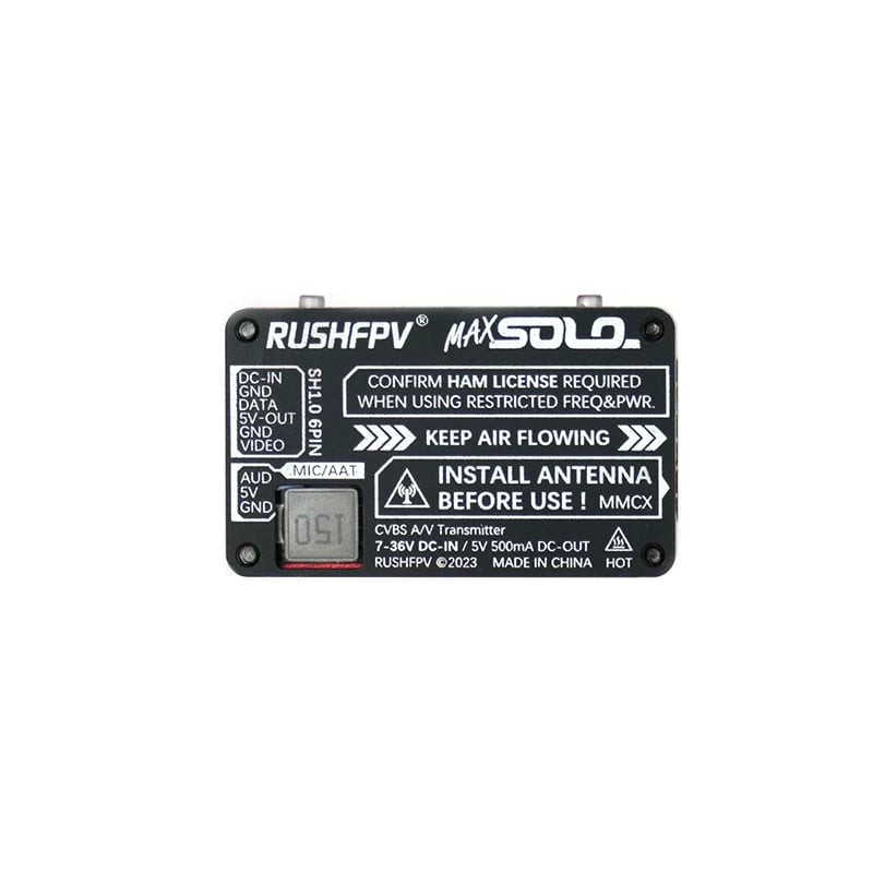 RUSHFPV MAXSOLO XBAND 4.9G模擬圖傳CNC外殼高功率穿越機遠航 商品圖片 2