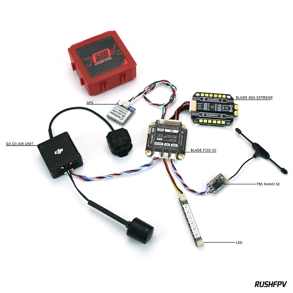 RUSHFPV BLADE 刀鋒 V2 FPV穿越機 無人機 F722飛控模擬 高清圖傳 商品圖片 3