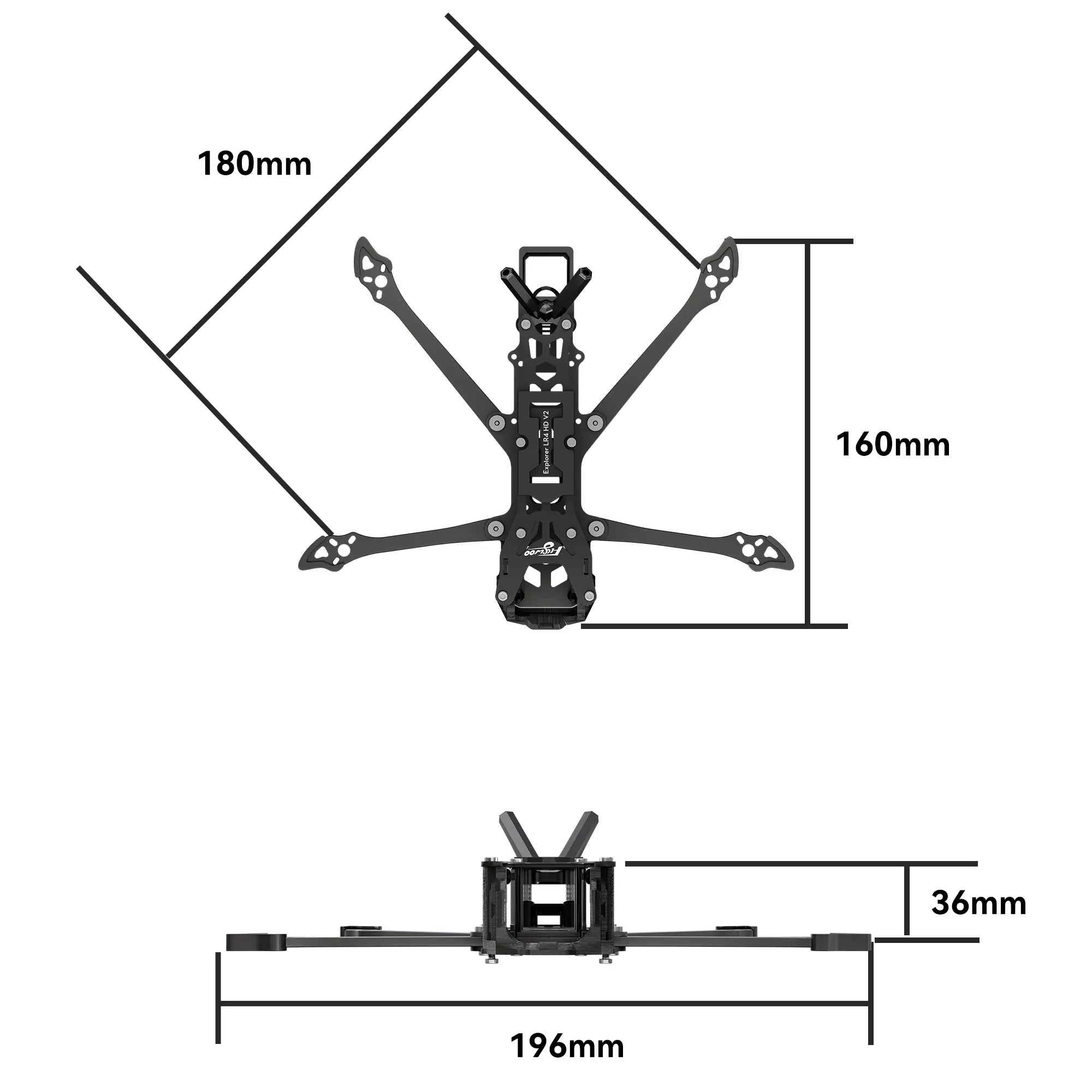 Explorer LR 4 V2 Frame kit & Parts