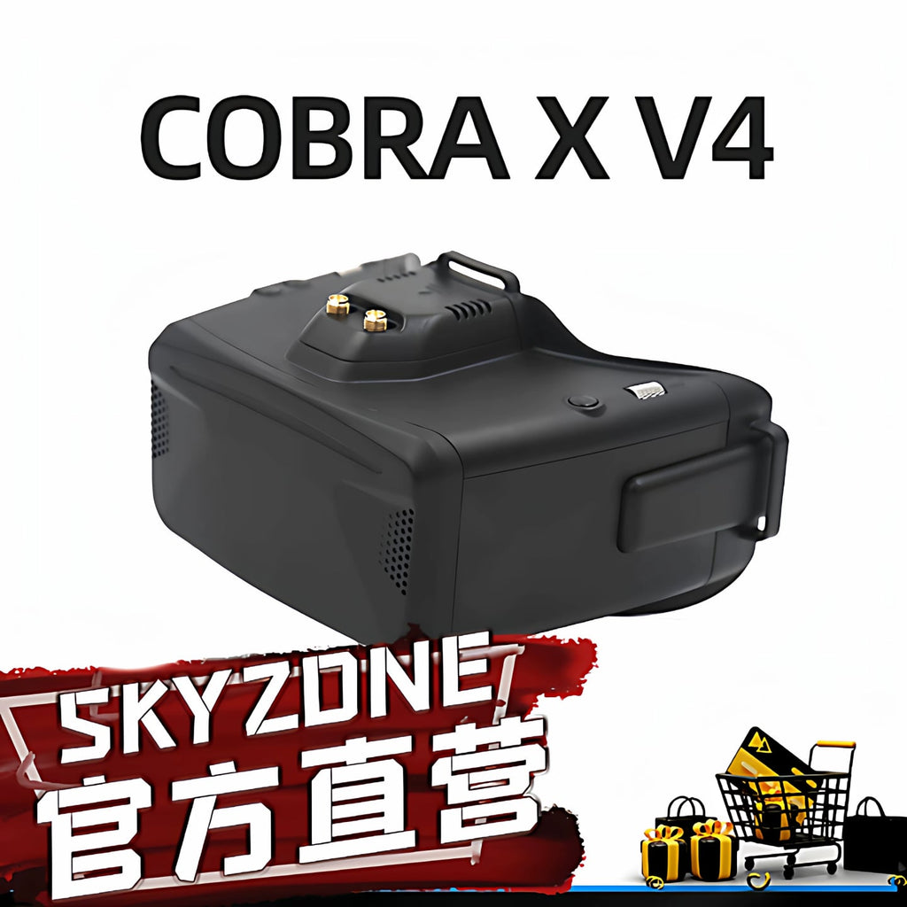 SKYZONE Cobra X V4 FPV 眼鏡｜V3.3 SteadyView 融合接收