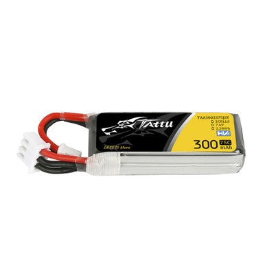Tattu 300mAh 2S 75C 7.6V JST-PHR 鋰電池官方主圖