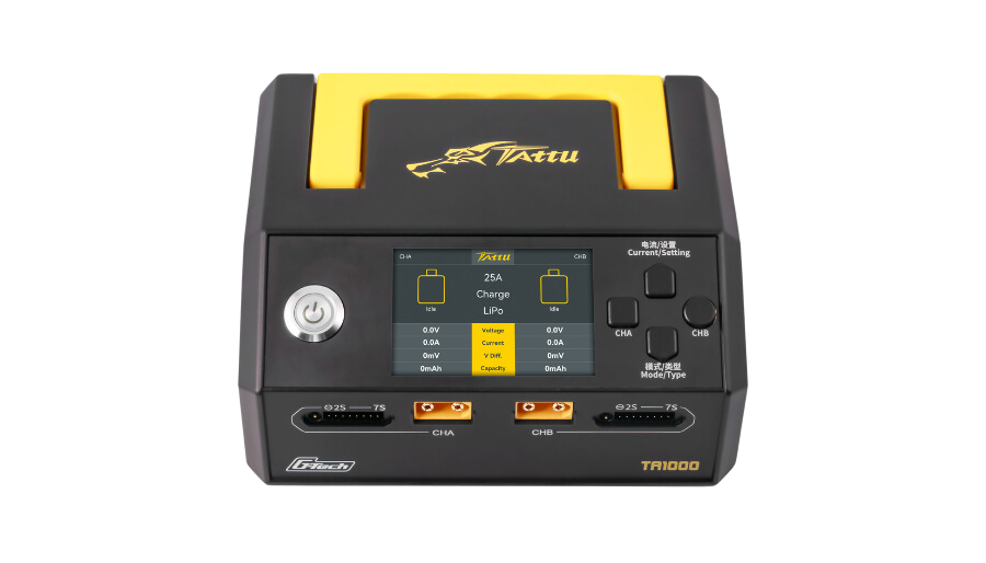 Tattu TA1000 G-Tech 1000W 雙通道智慧充電器原廠主圖
